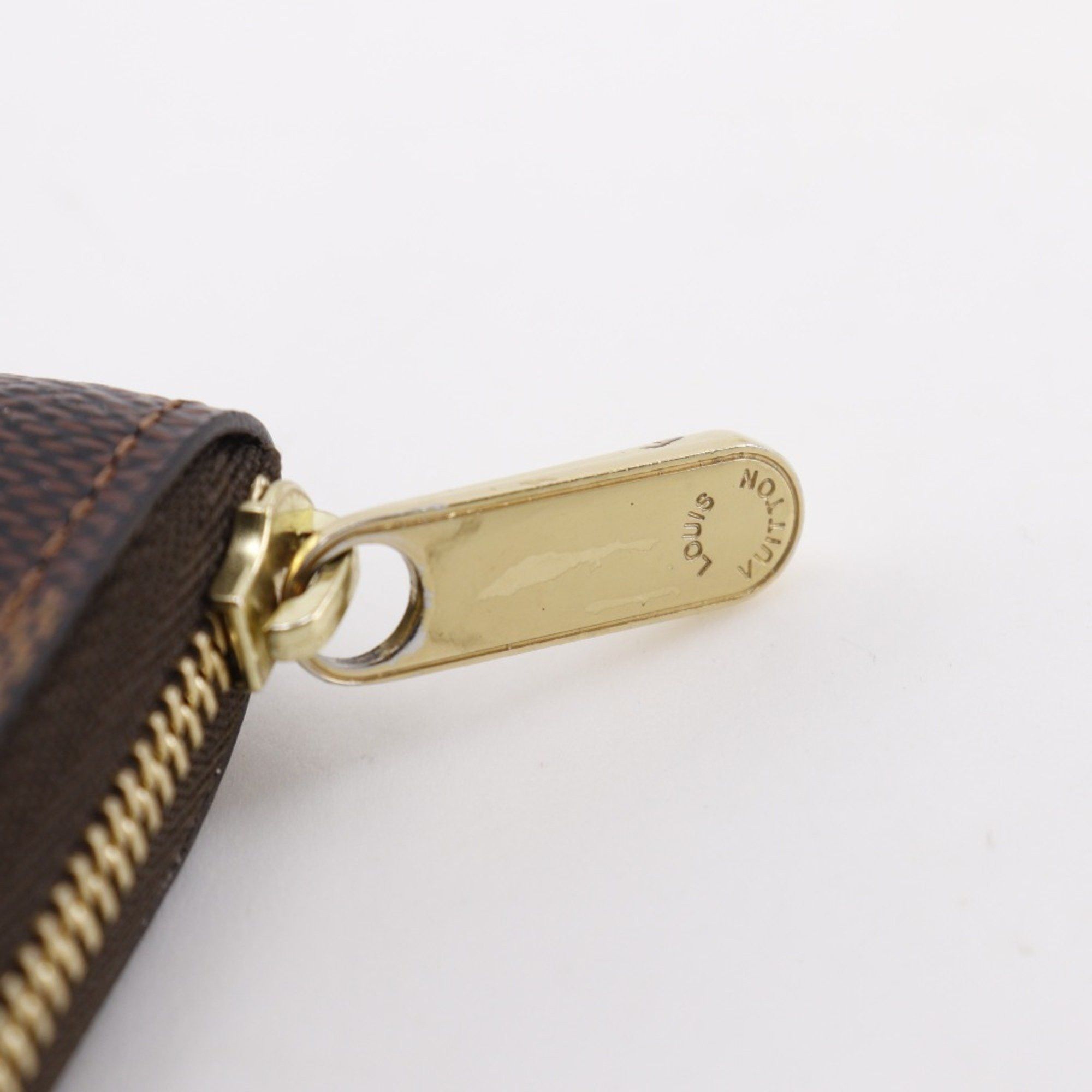 Louis Vuitton Louis Vuitton Zippy Coin Purse Case N63070 Damier Canvas 2017 Brown TS1107 Zip Around Women's H130425510 Size ONE SIZE - 6 Thumbnail