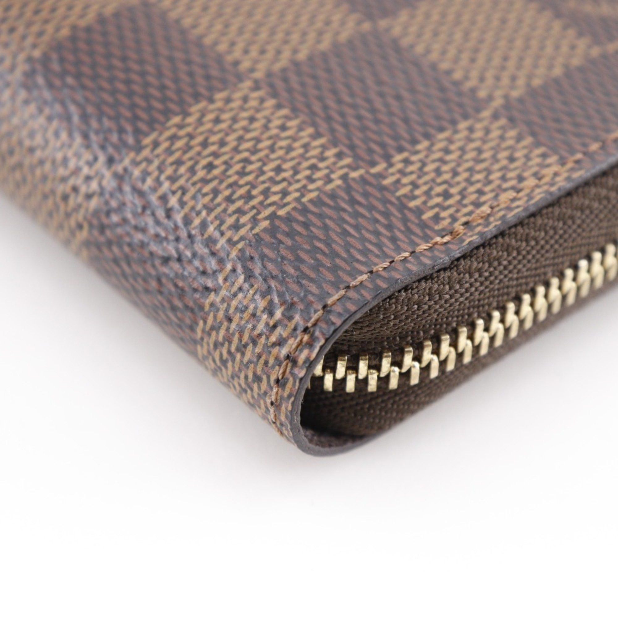 Louis Vuitton Louis Vuitton Zippy Coin Purse Case N63070 Damier Canvas 2017 Brown TS1107 Zip Around Women's H130425510 Size ONE SIZE - 4 Thumbnail