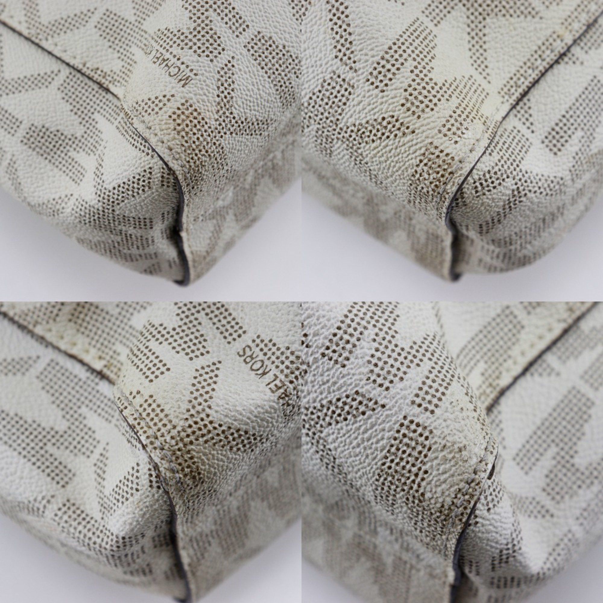 Michael Kors Michael Kors MK signature tote bag PVC off-white type for women Size ONE SIZE - 4 Thumbnail
