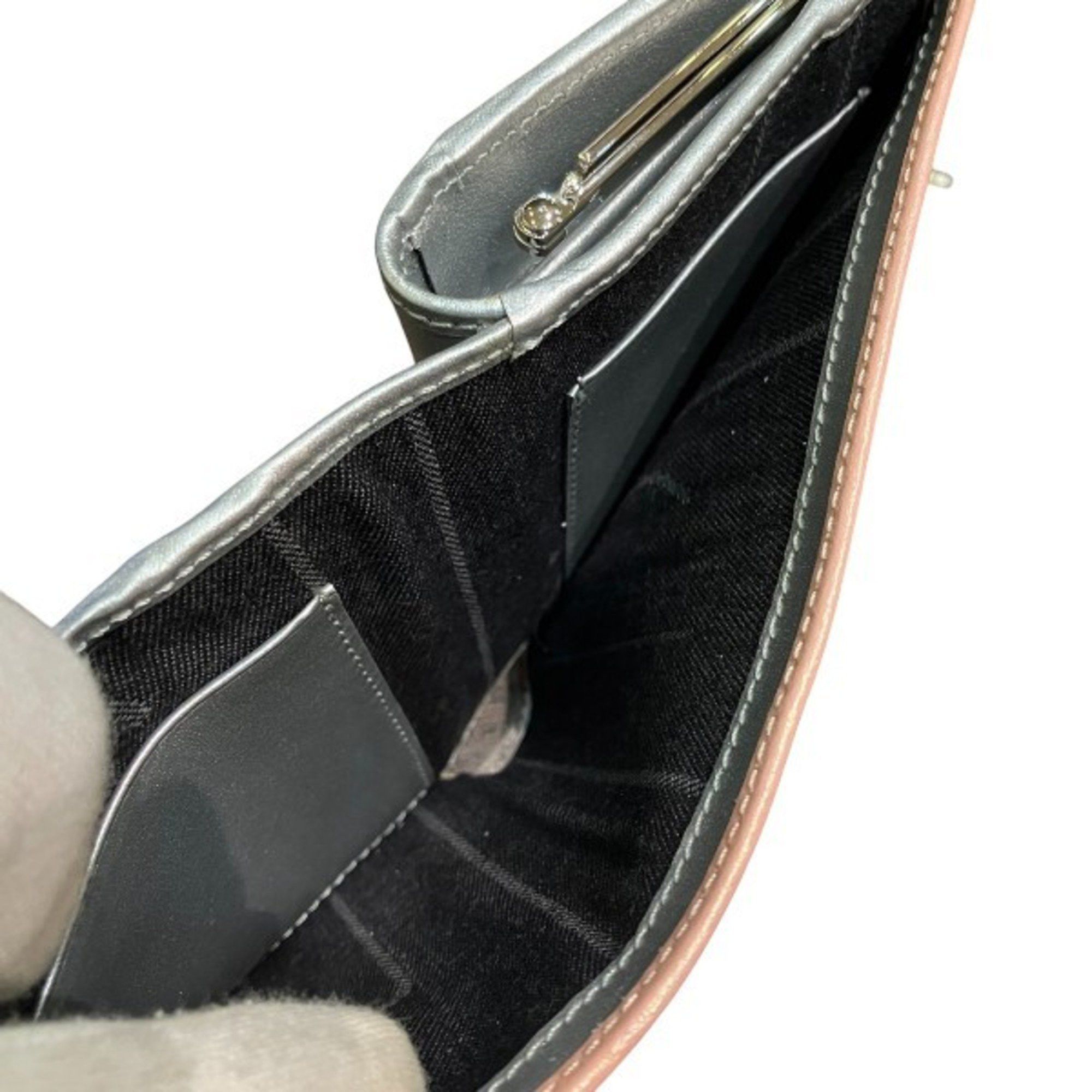 Vivienne Westwood Vivienne Westwood Pearlized Leather 51010020 Bi-fold Wallet for Women Size ONE SIZE - 6 Thumbnail