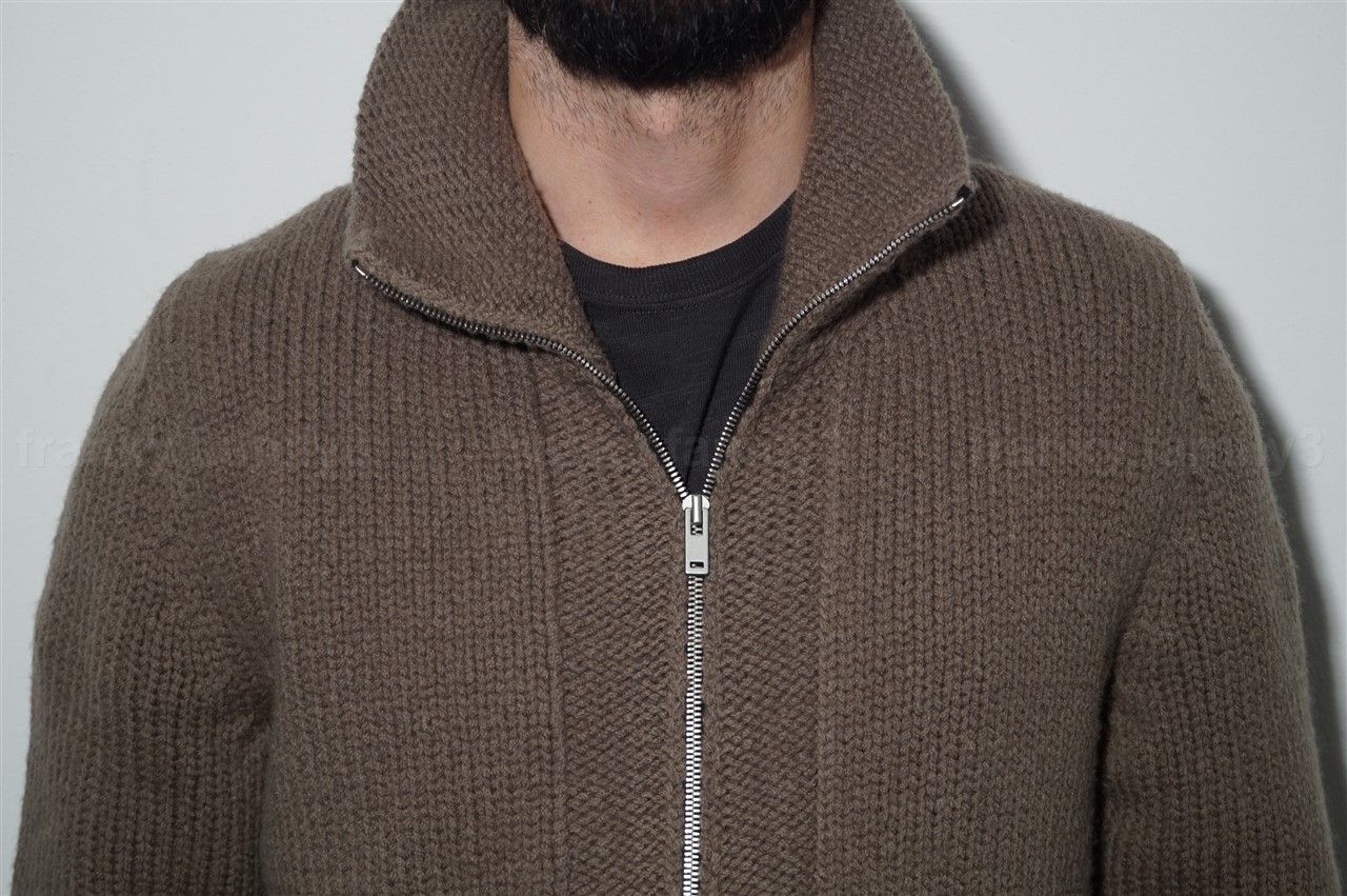Maison Margiela margiela heavy military zip knit sweater Size US M / EU 48-50 / 2 - 4 Thumbnail
