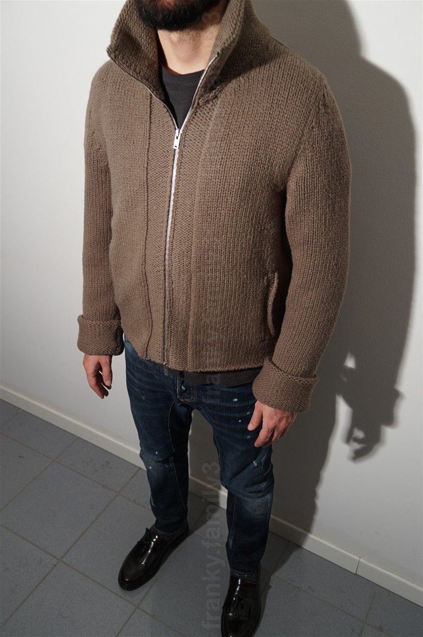 Maison Margiela margiela heavy military zip knit sweater Size US M / EU 48-50 / 2 - 13 Thumbnail
