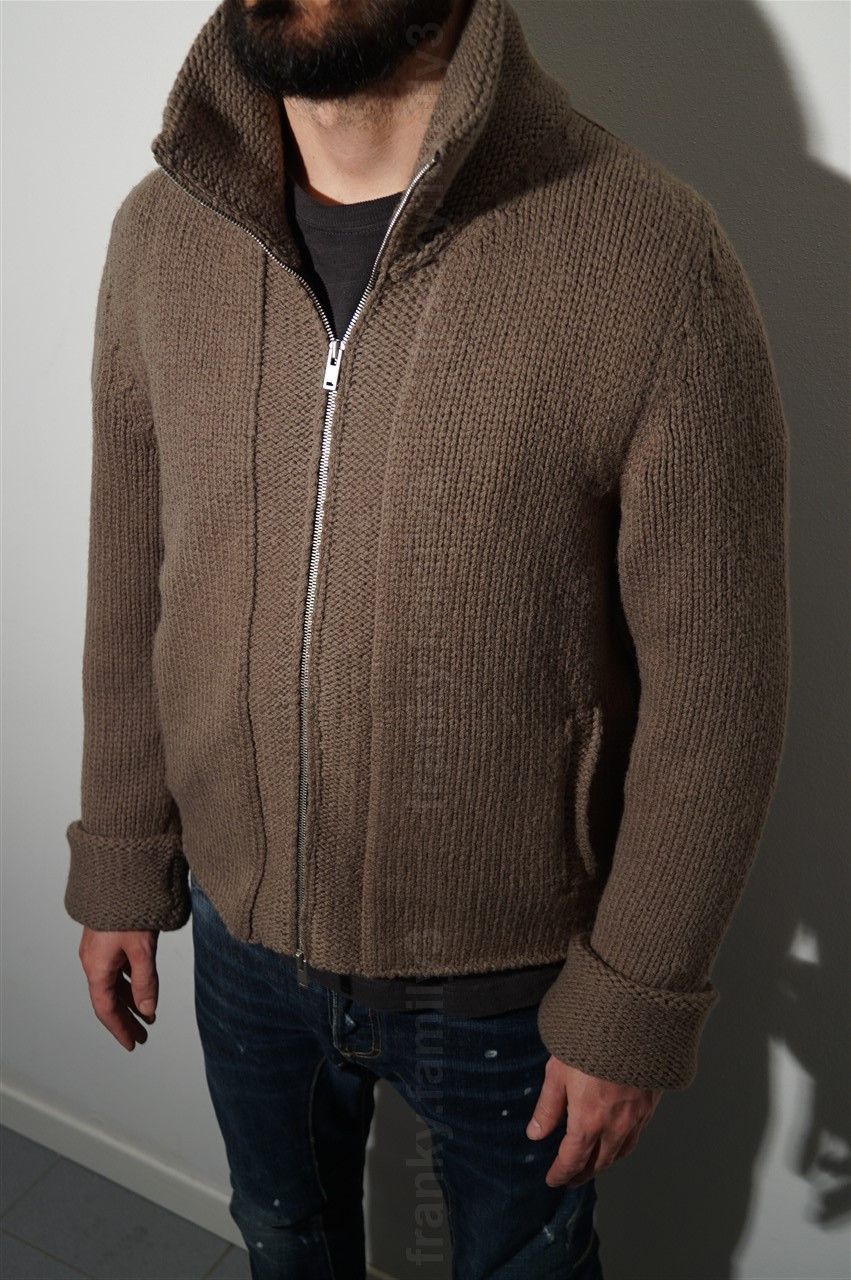 Maison Margiela margiela heavy military zip knit sweater Size US M / EU 48-50 / 2 - 14 Thumbnail