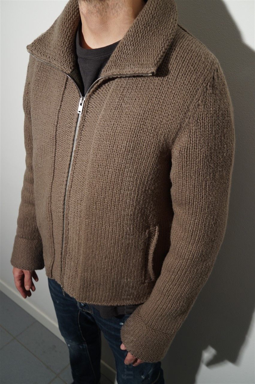 Maison Margiela margiela heavy military zip knit sweater Size US M / EU 48-50 / 2 - 8 Thumbnail