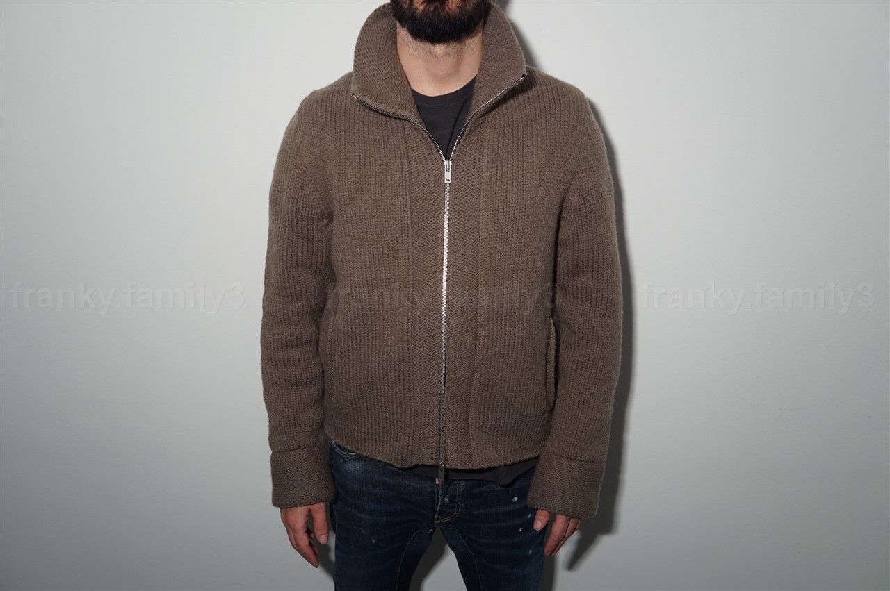 Maison Margiela margiela heavy military zip knit sweater Size US M / EU 48-50 / 2 - 1 Thumbnail