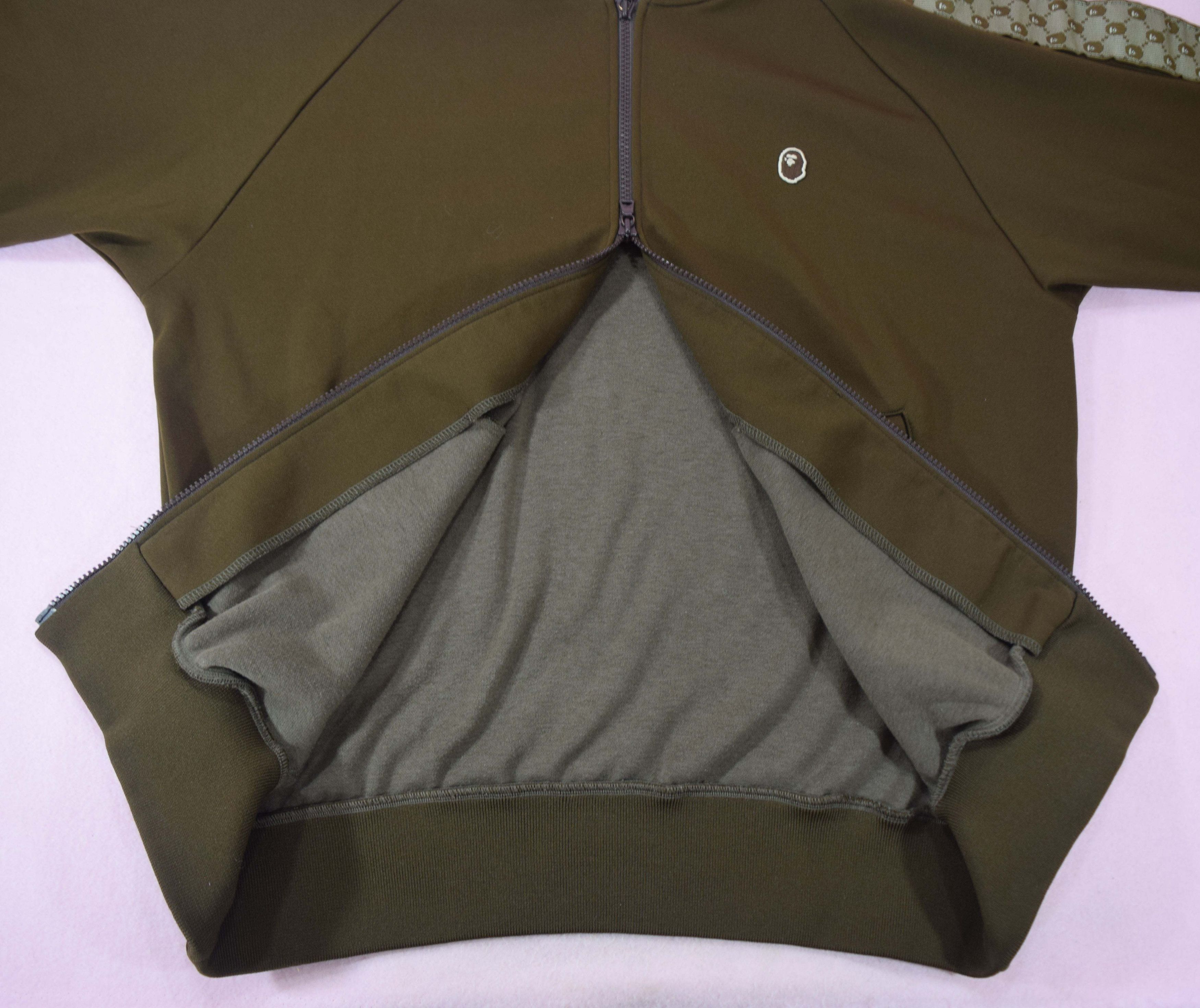 Bape OG Bape 'Gucci Inspired' Ape Head Monogram Track Jacket Size US M / EU 48-50 / 2 - 5 Thumbnail