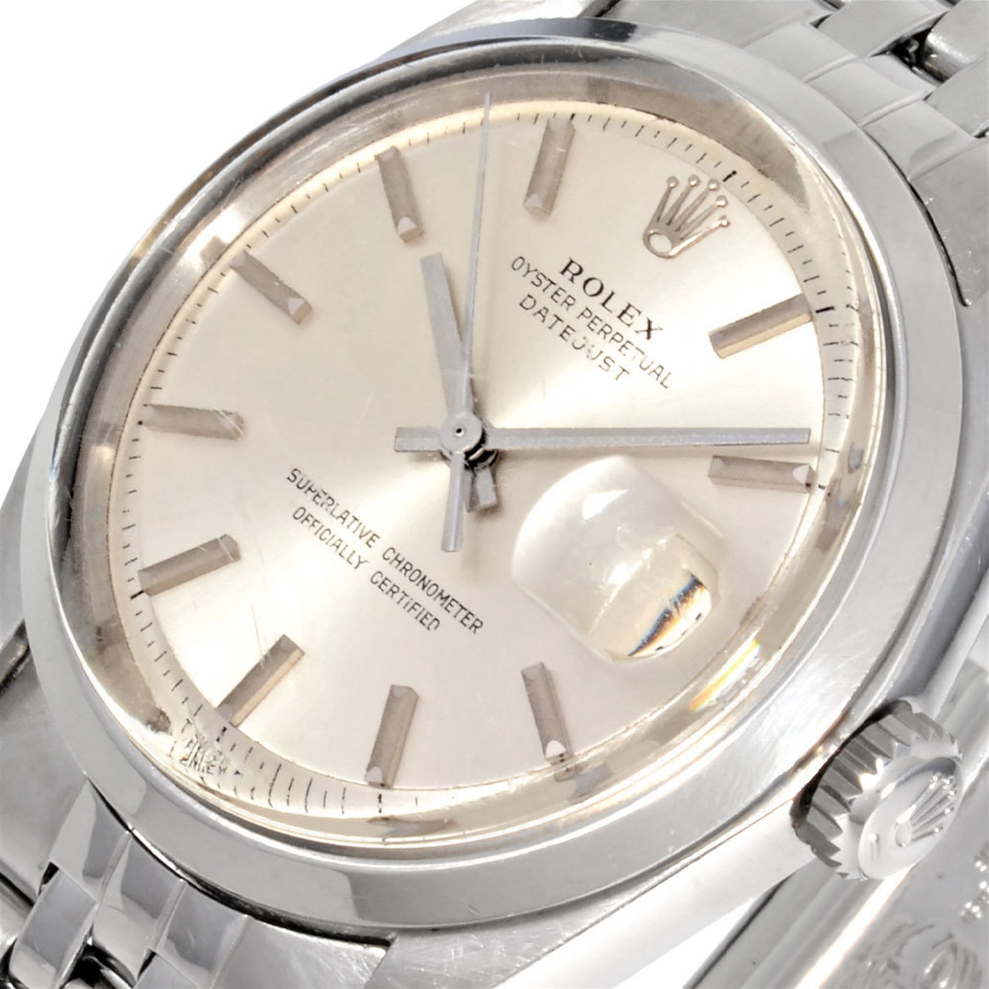 Rolex Rolex 1600 Datejust 2 (manufactured in 1967) Automatic wristwatch, silver dial, men's Size ONE SIZE - 7 Thumbnail