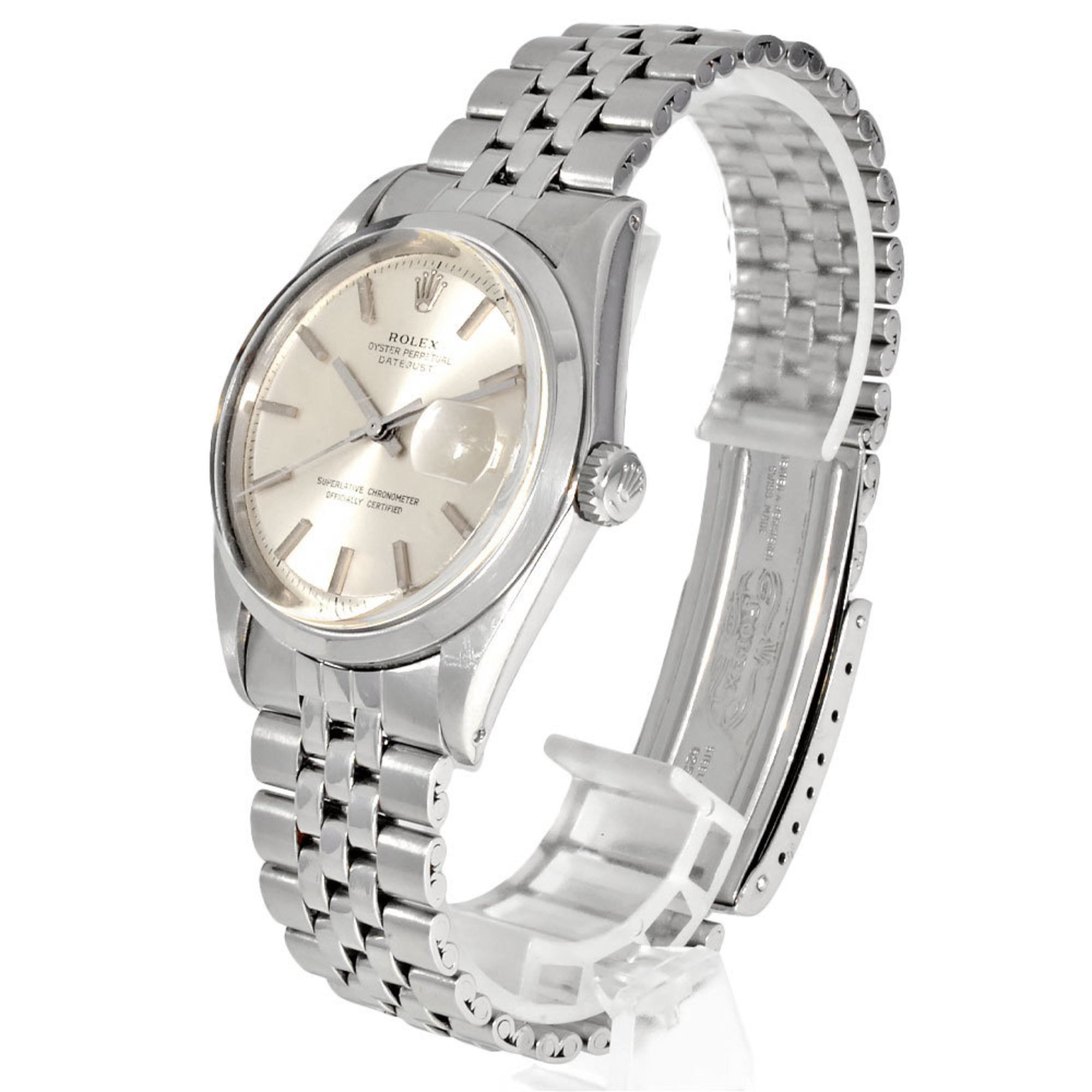 Rolex Rolex 1600 Datejust 2 (manufactured in 1967) Automatic wristwatch, silver dial, men's Size ONE SIZE - 2 Thumbnail