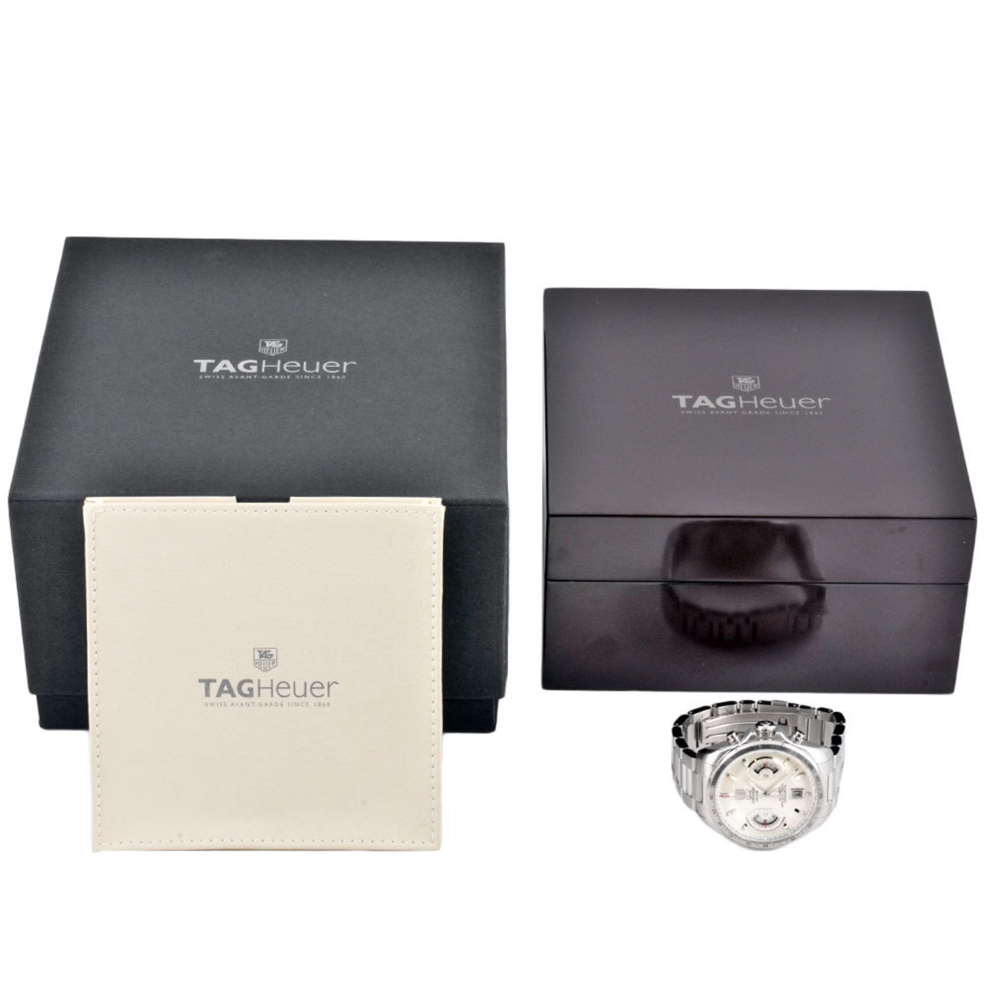 Tag Heuer TAG Heuer CAV511B.BA0902 Grand Carrera Calibre 17 RS Automatic Watch, White Dial, Men's Size ONE SIZE - 8 Thumbnail