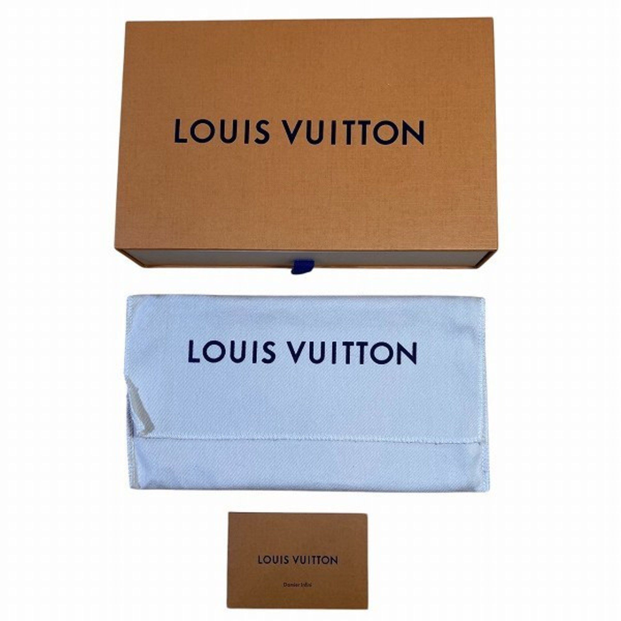 Louis Vuitton Louis Vuitton Damier Infini Zippy Wallet Vertical N63548 Long Men's Size ONE SIZE - 5 Thumbnail