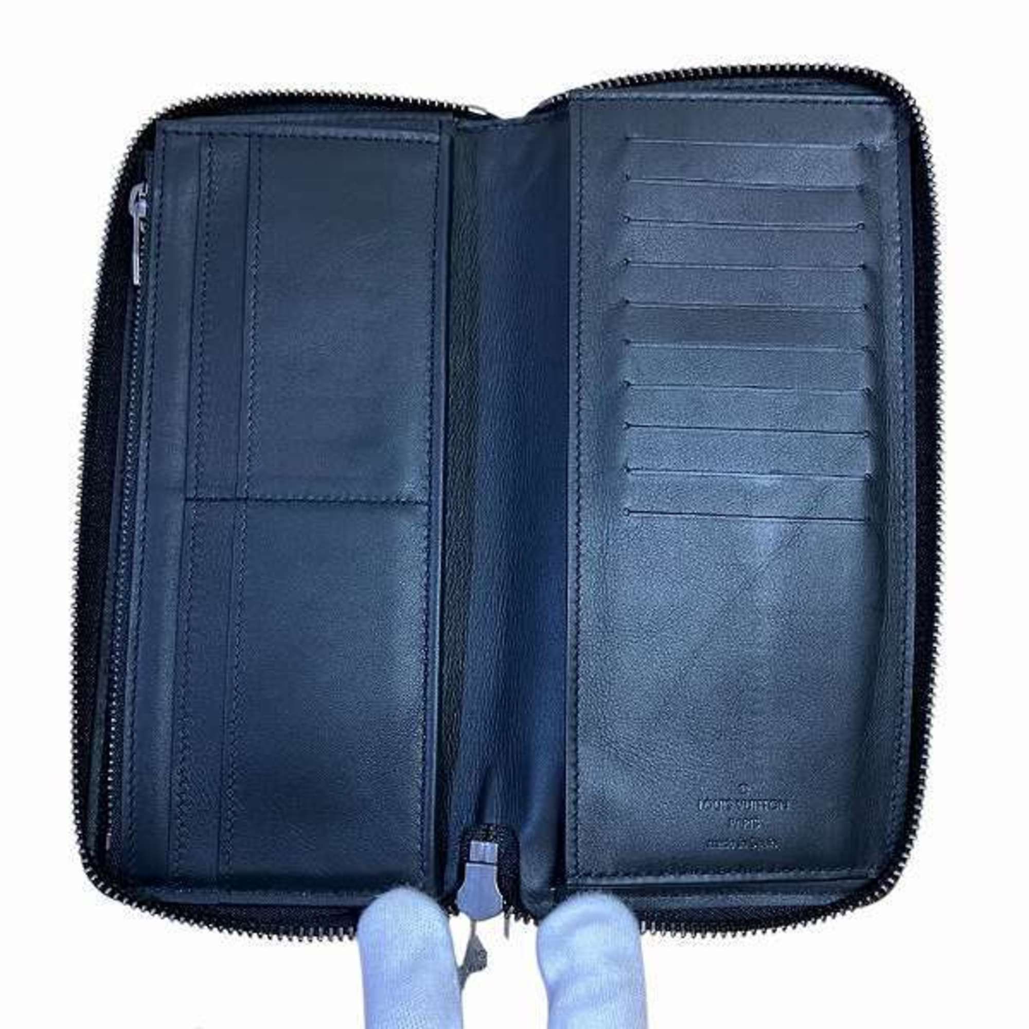 Louis Vuitton Louis Vuitton Damier Infini Zippy Wallet Vertical N63548 Long Men's Size ONE SIZE - 3 Thumbnail