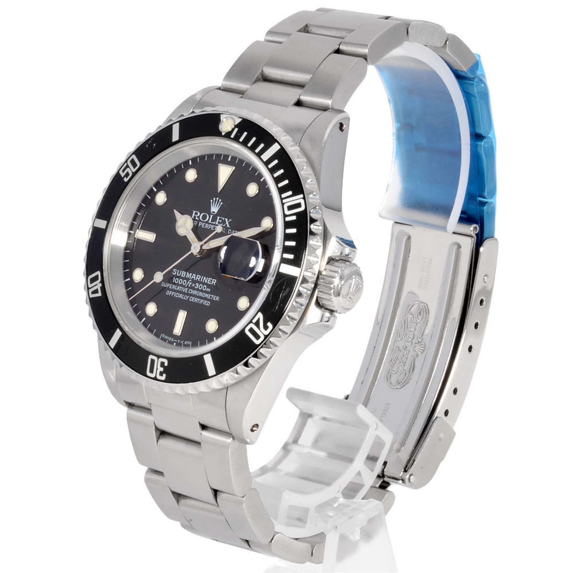 Rolex Rolex 16610 Submariner Date X serial number manufactured around 1991 Wristwatch Automatic Black dial Stainless steel Men's Size ONE SIZE - 2 Thumbnail