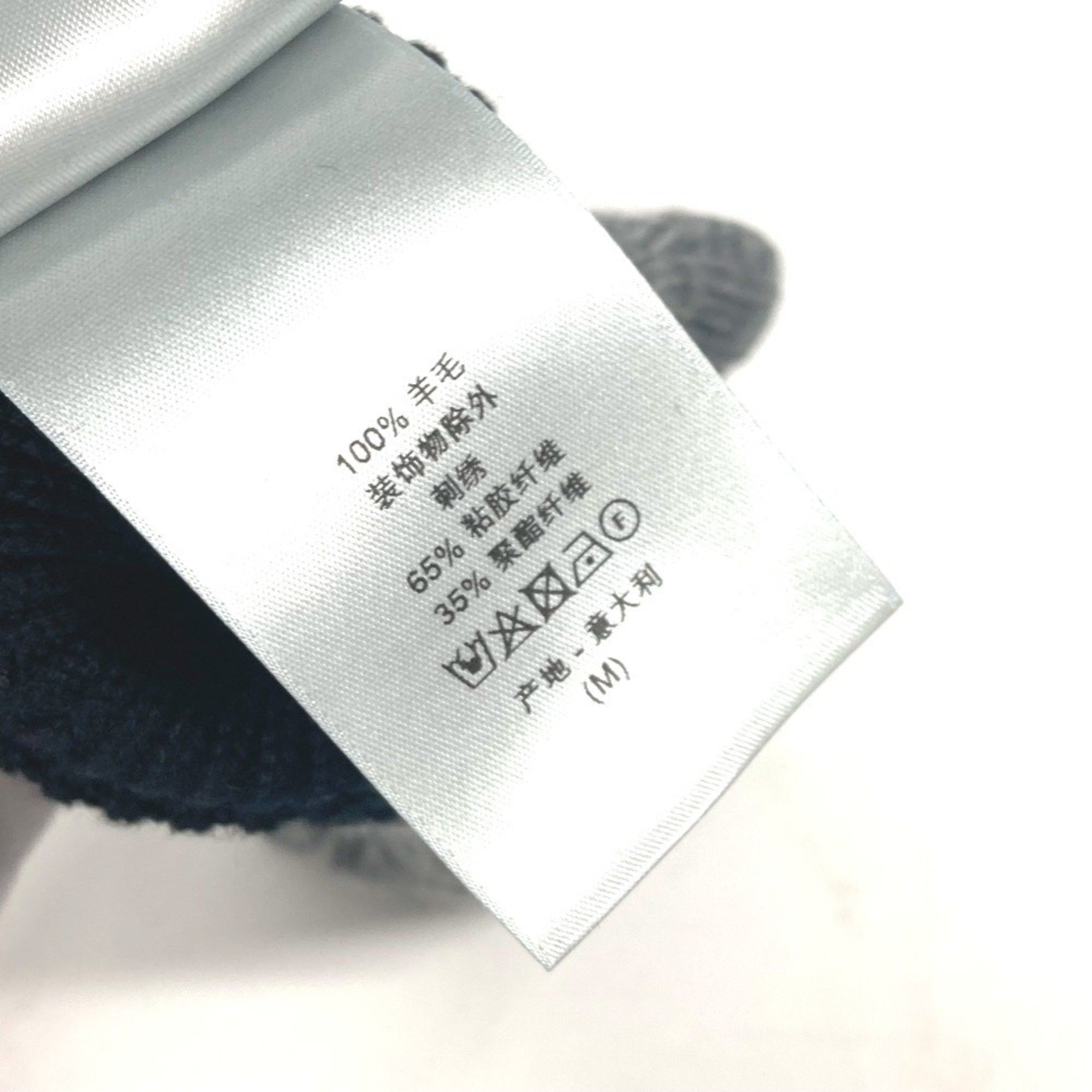Dior Dior 213MG01AT481 Bicolor CD Logo Gloves Accessories Wool Men's Grey Size ONE SIZE - 5 Thumbnail
