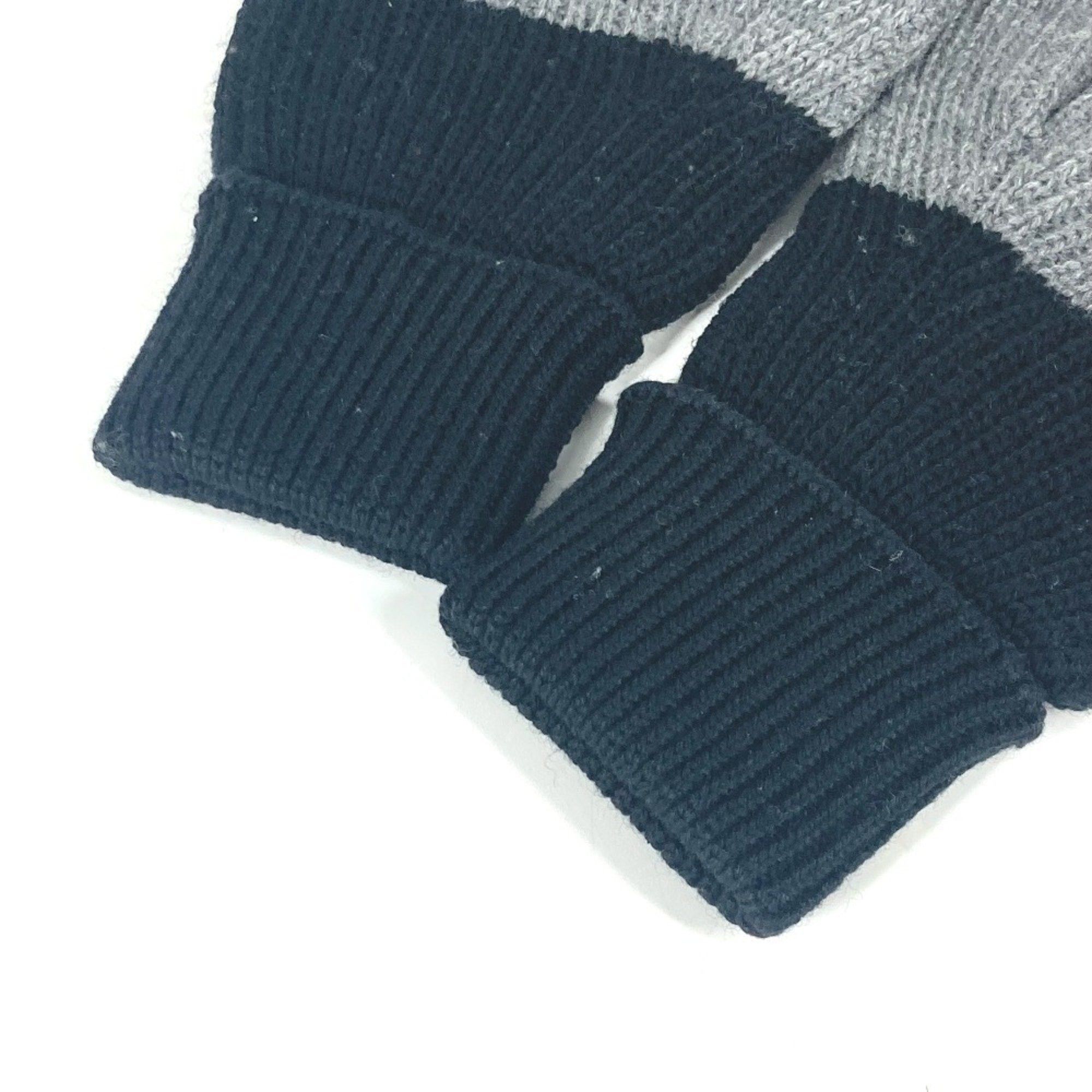 Dior Dior 213MG01AT481 Bicolor CD Logo Gloves Accessories Wool Men's Grey Size ONE SIZE - 13 Thumbnail