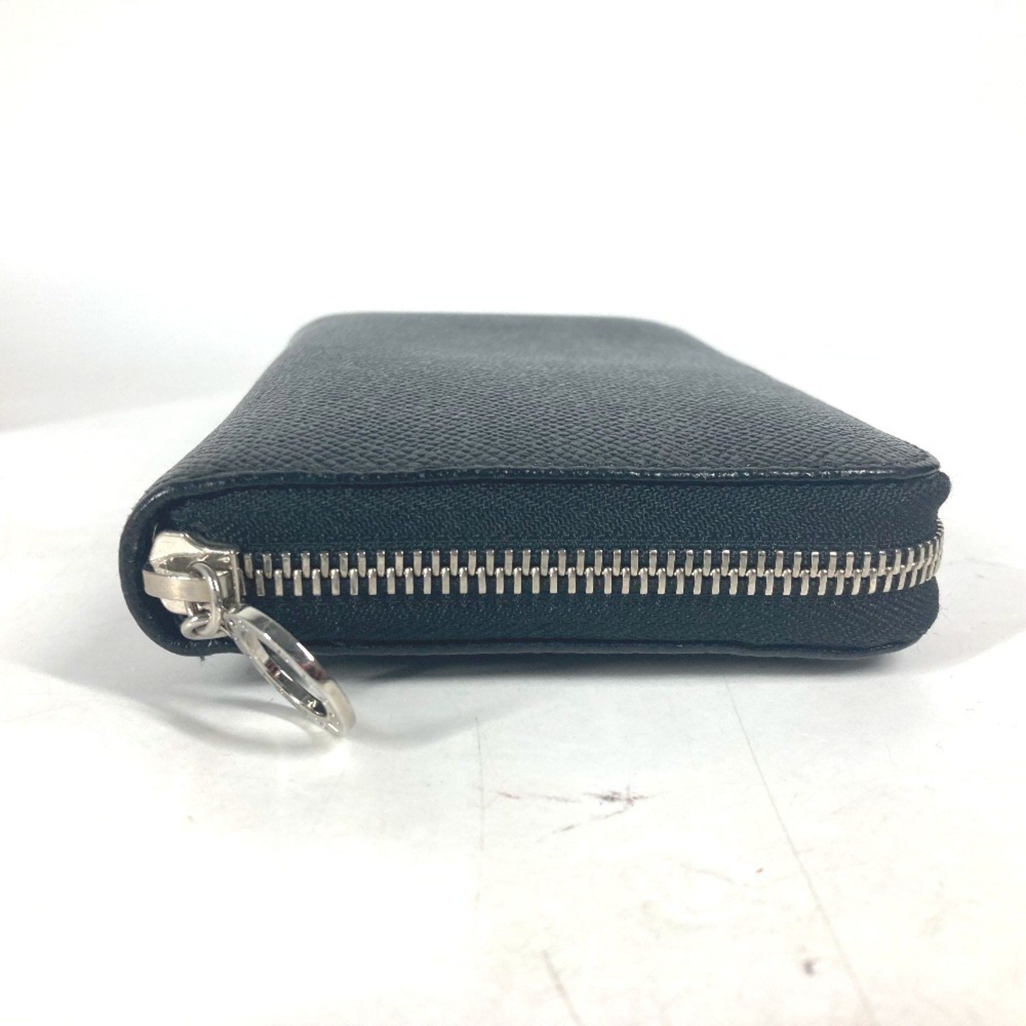 Bvlgari BVLGARI Bulgari Round Zipper Long Wallet Leather Men's Women's Black Size ONE SIZE - 2 Thumbnail