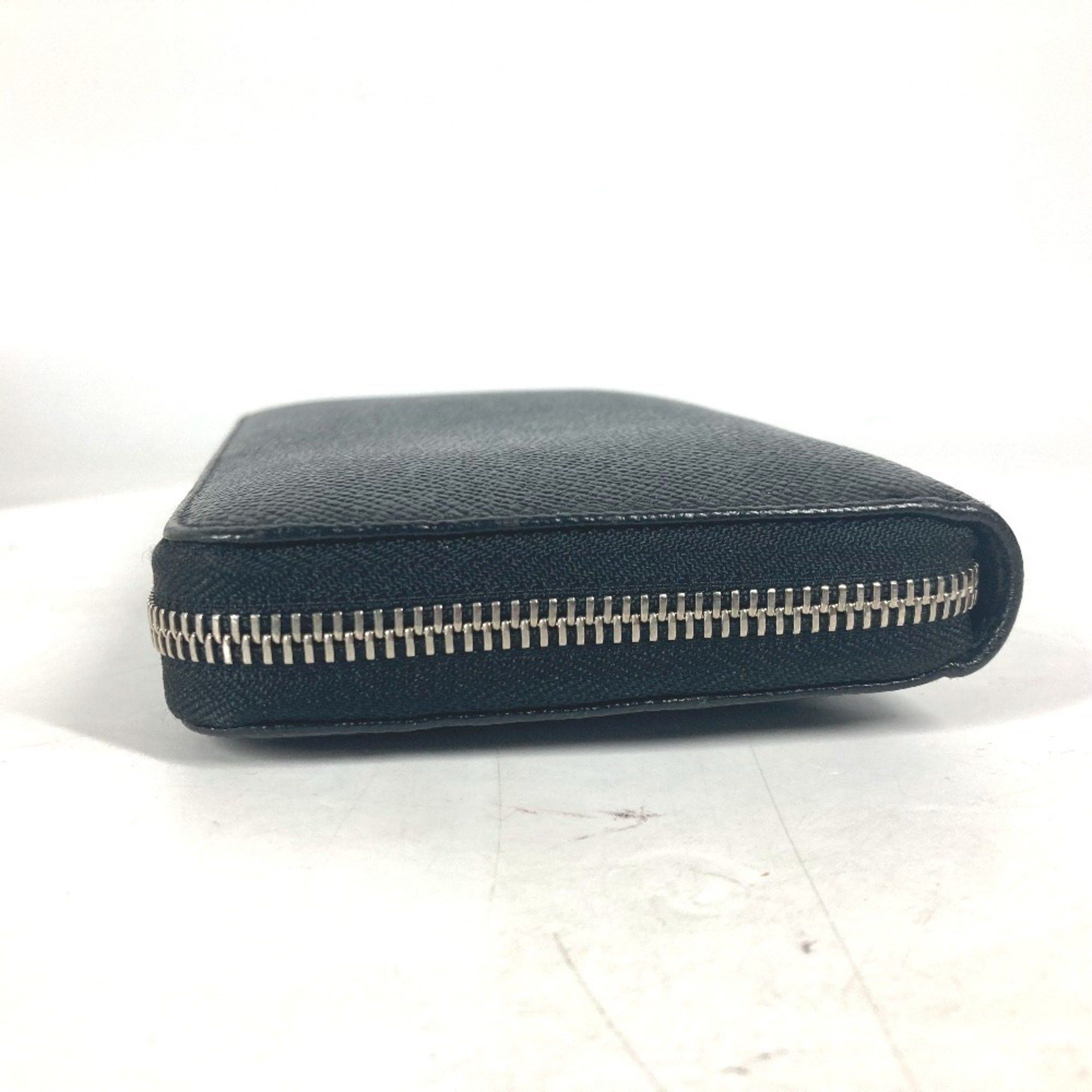 Bvlgari BVLGARI Bulgari Round Zipper Long Wallet Leather Men's Women's Black Size ONE SIZE - 3 Thumbnail