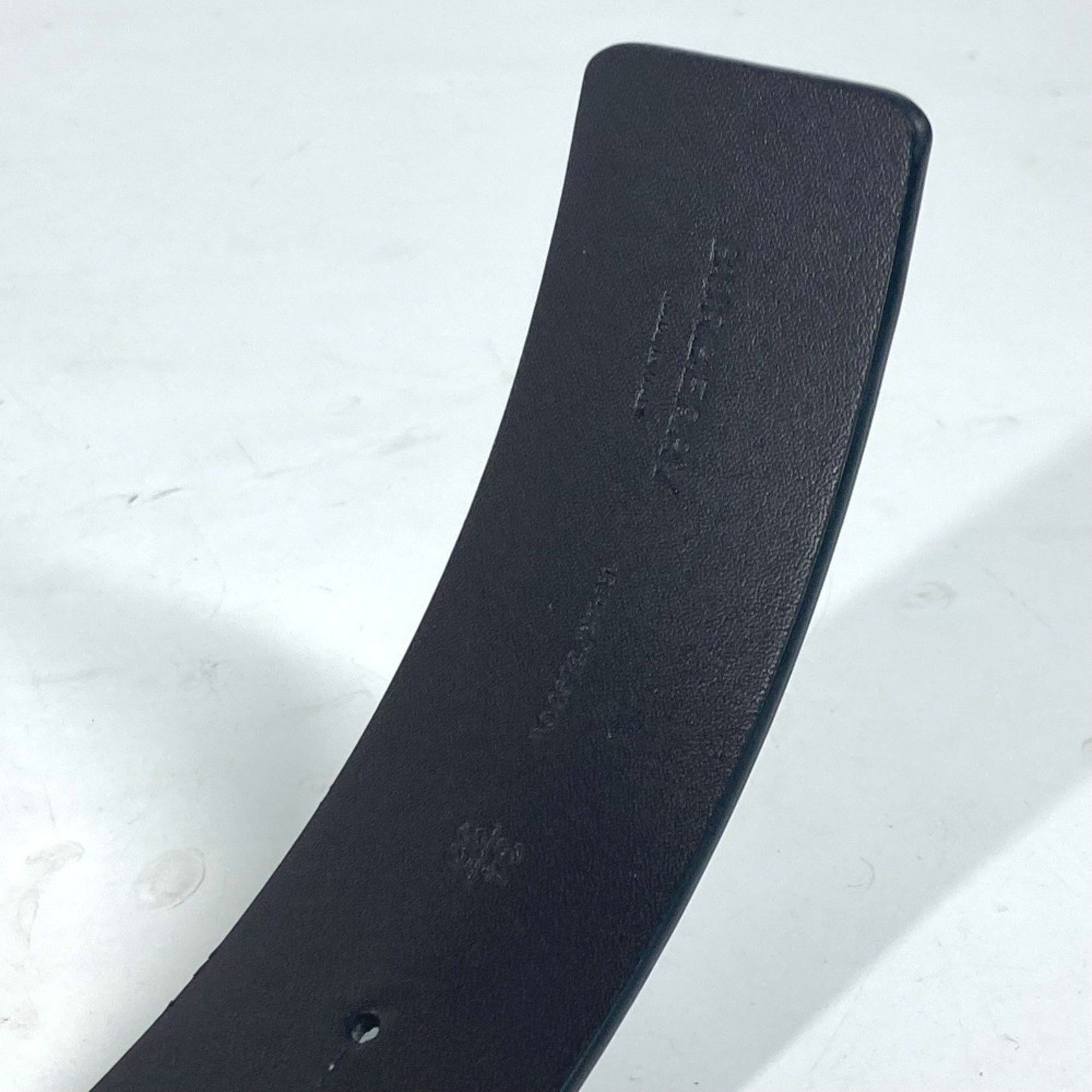 Burberry BURBERRY TB Logo Belt Leather Men's Black Size ONE SIZE - 13 Thumbnail