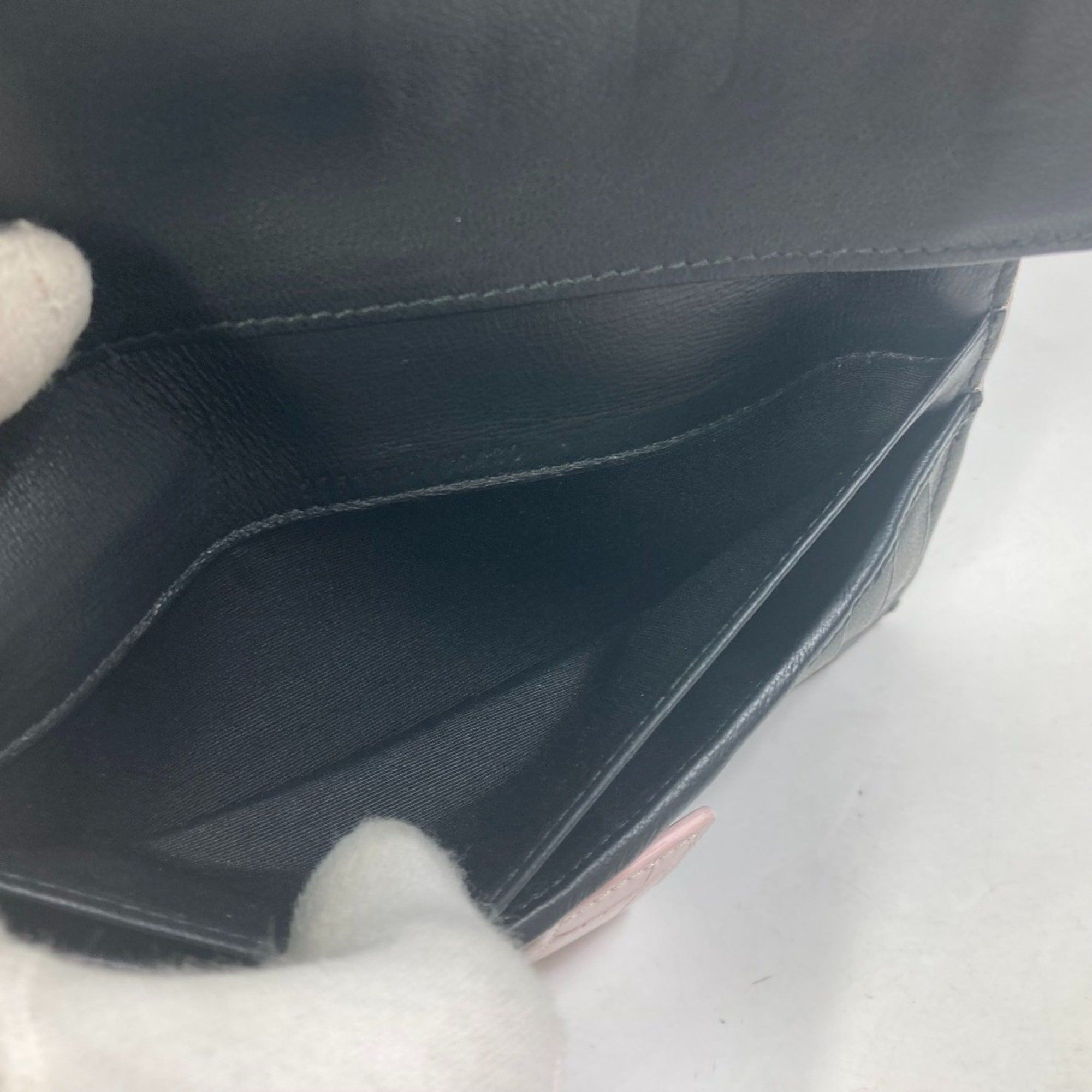 Alexander Wang Alexander Wang Rhinestone Skull Long Wallet Embossed Leather Women's Pink Size ONE SIZE - 16 Thumbnail