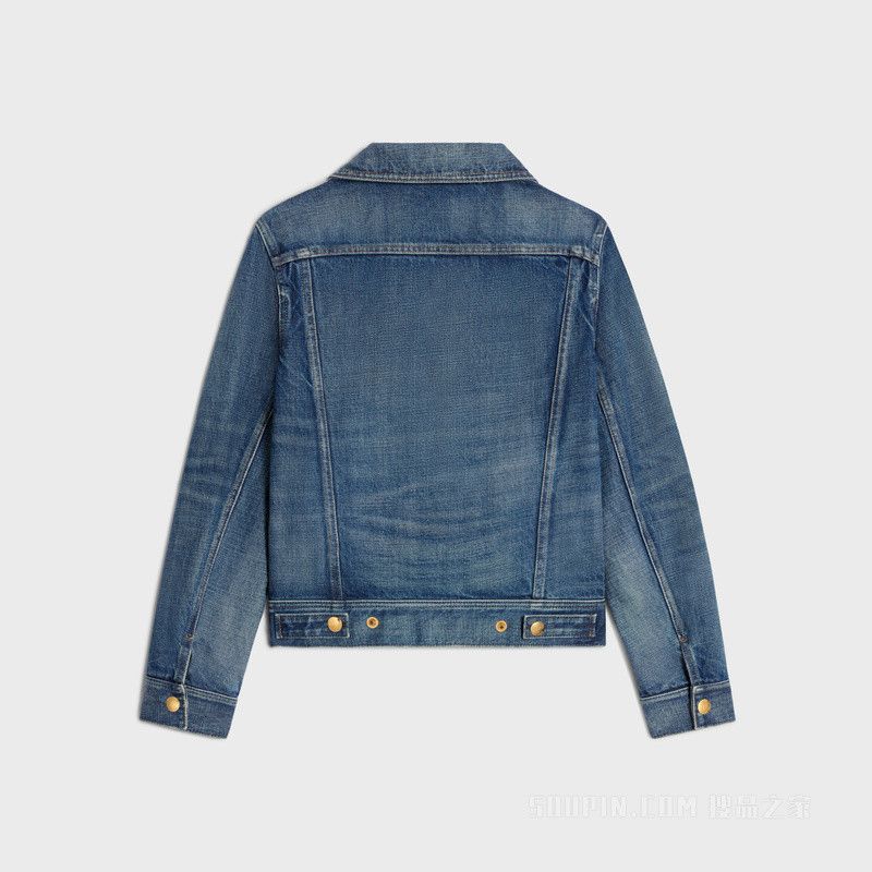 Celine trucker jacket in dark union wash denim Size XS / US 0-2 / IT 36-38 - 2 Thumbnail