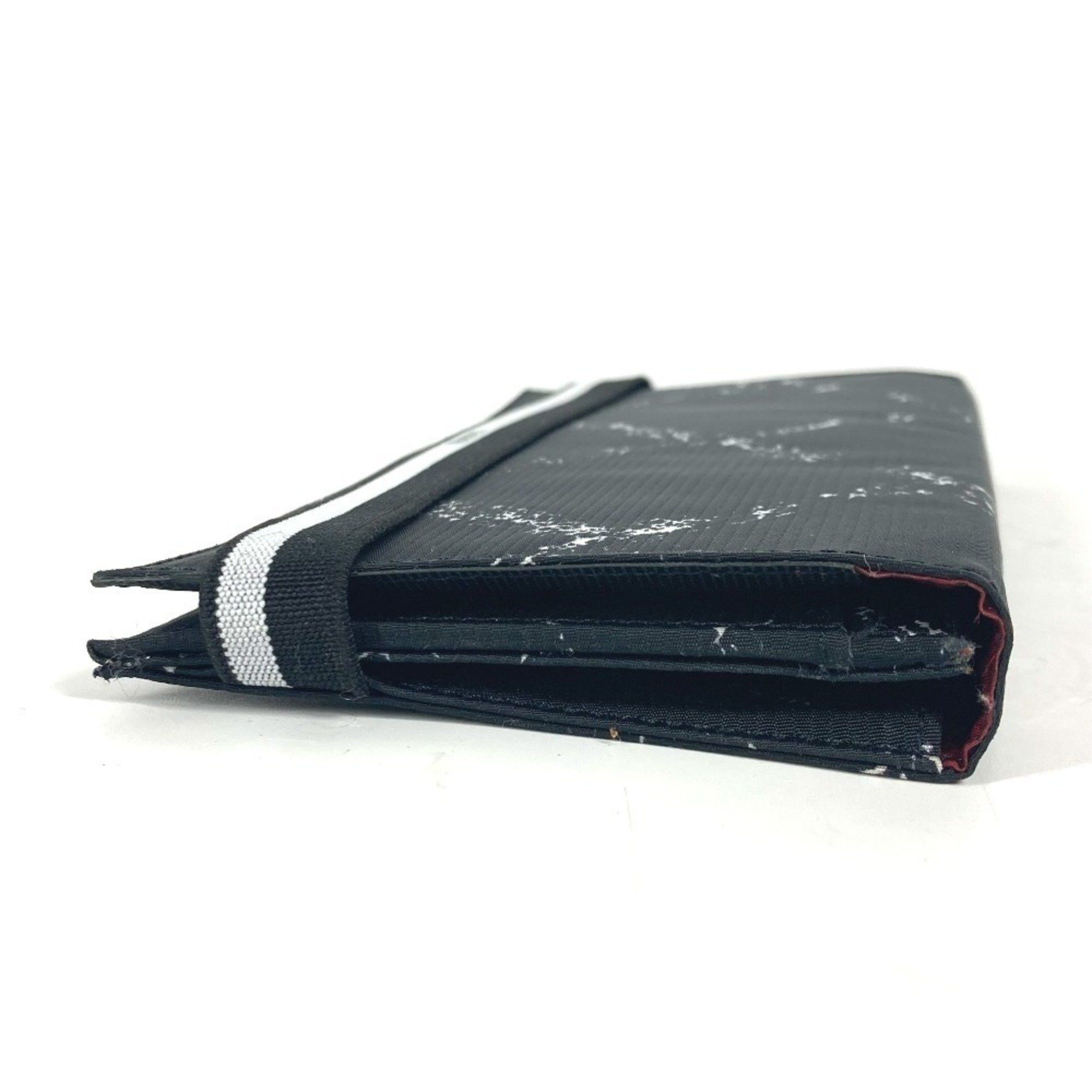 Chanel CHANEL A14344 Former Travel Line Long Wallet Bi-fold Nylon Men's Women's Black Size ONE SIZE - 3 Thumbnail
