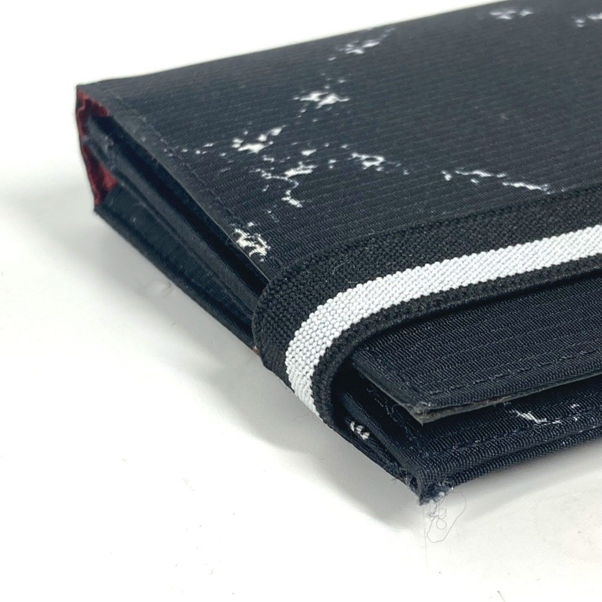 Chanel CHANEL A14344 Former Travel Line Long Wallet Bi-fold Nylon Men's Women's Black Size ONE SIZE - 5 Thumbnail