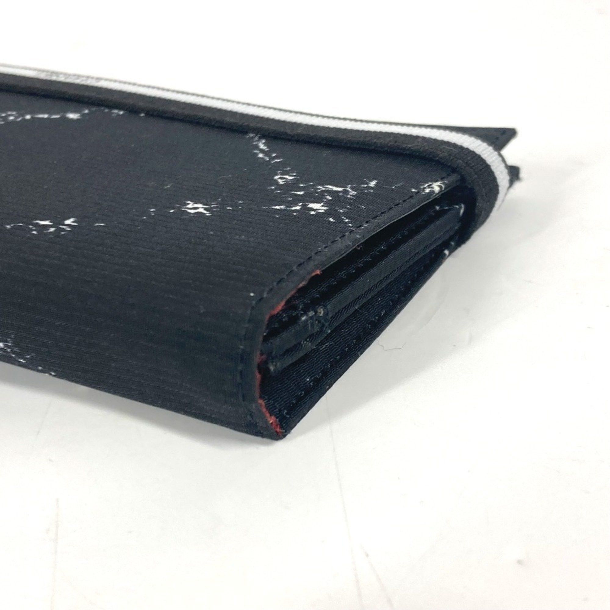 Chanel CHANEL A14344 Former Travel Line Long Wallet Bi-fold Nylon Men's Women's Black Size ONE SIZE - 9 Thumbnail