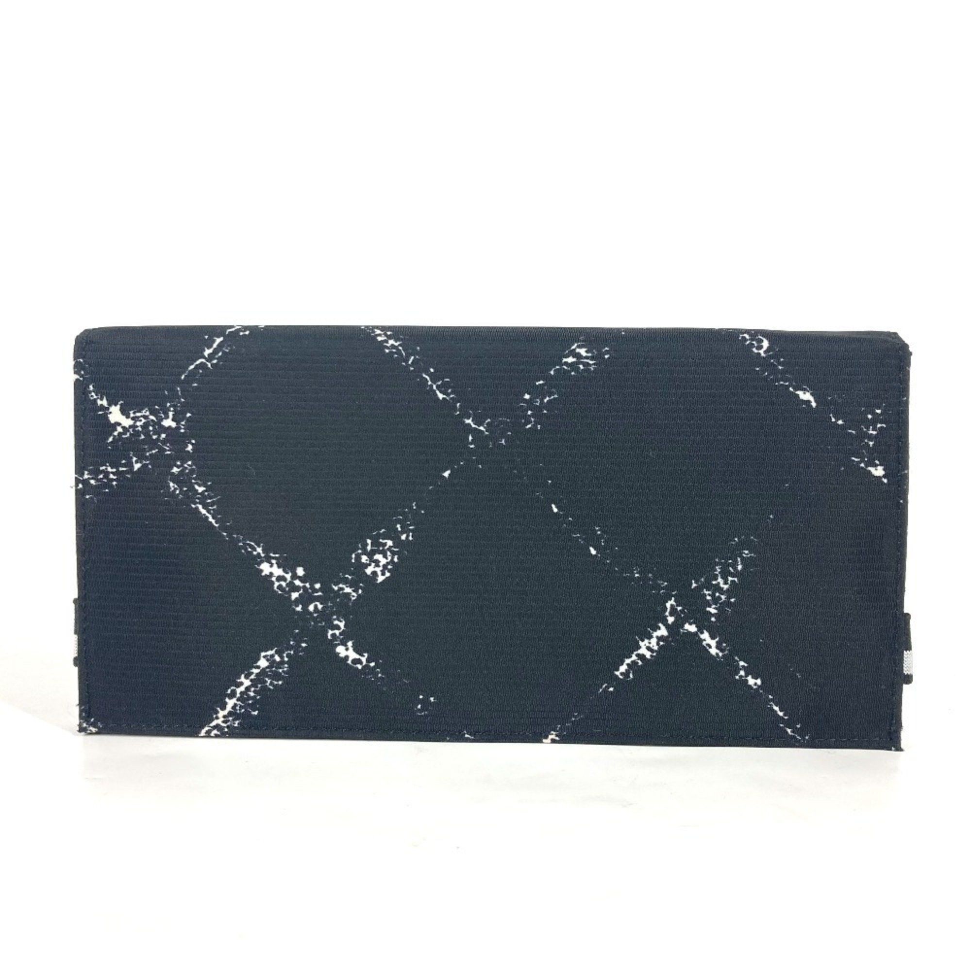 Chanel CHANEL A14344 Former Travel Line Long Wallet Bi-fold Nylon Men's Women's Black Size ONE SIZE - 2 Thumbnail