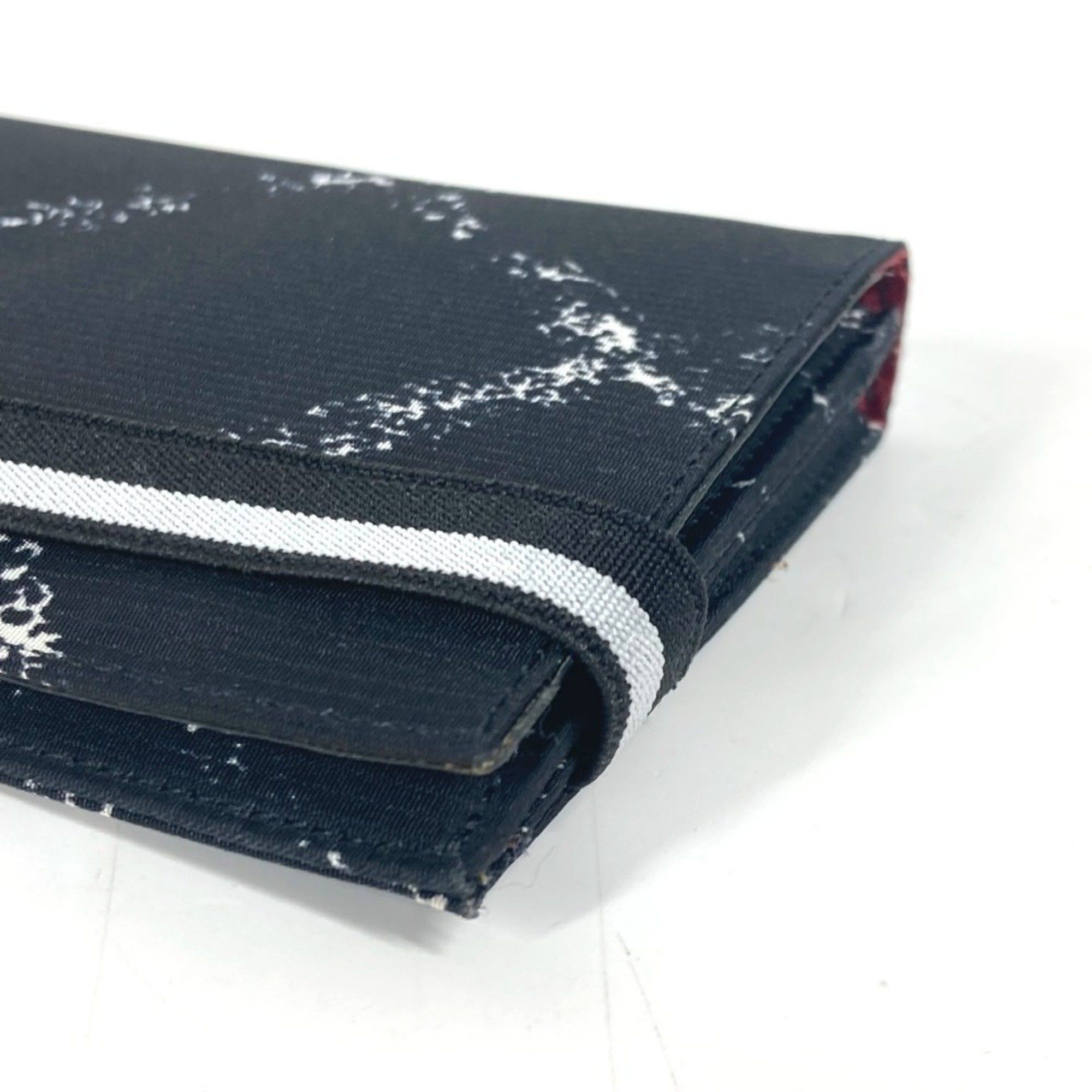 Chanel CHANEL A14344 Former Travel Line Long Wallet Bi-fold Nylon Men's Women's Black Size ONE SIZE - 7 Thumbnail