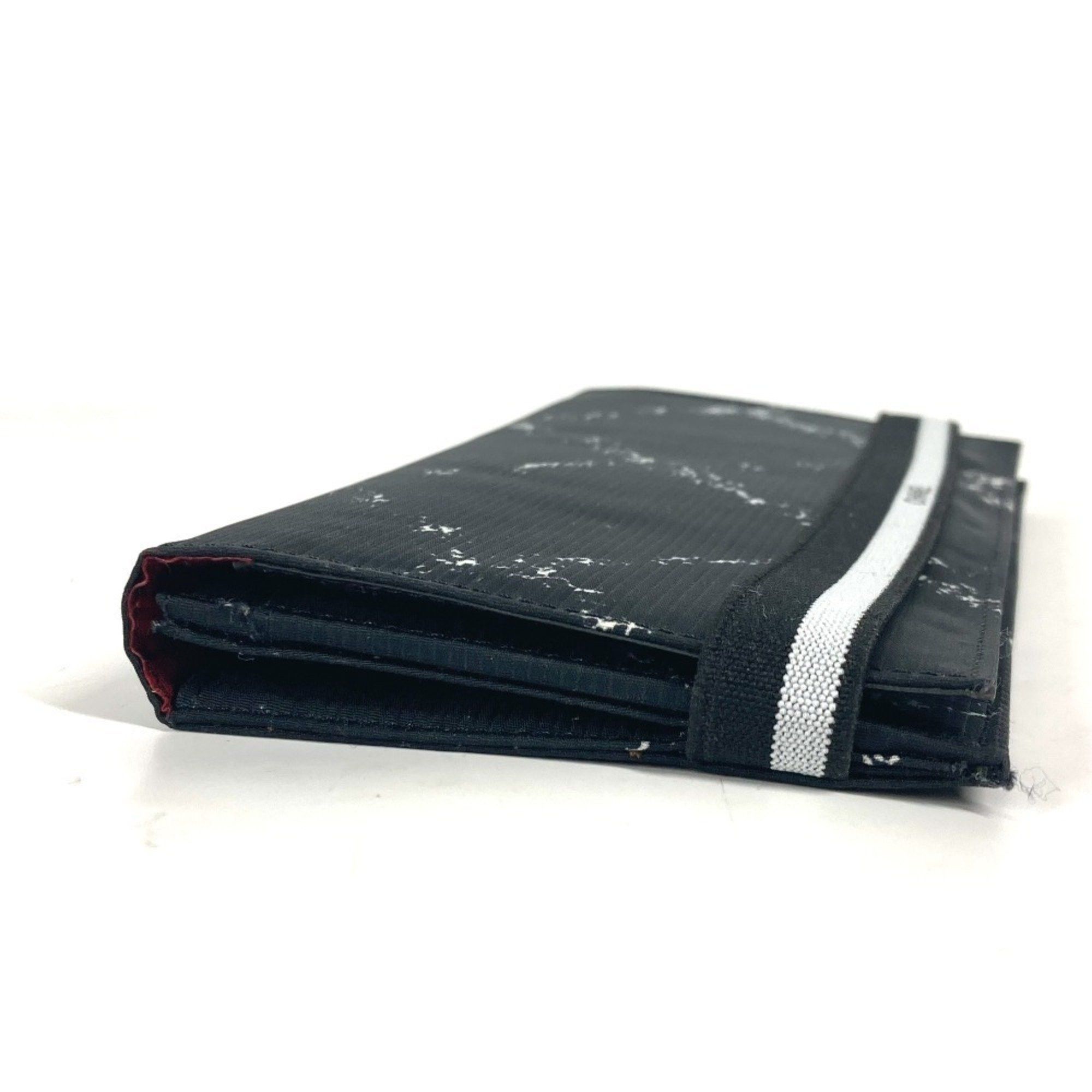 Chanel CHANEL A14344 Former Travel Line Long Wallet Bi-fold Nylon Men's Women's Black Size ONE SIZE - 4 Thumbnail