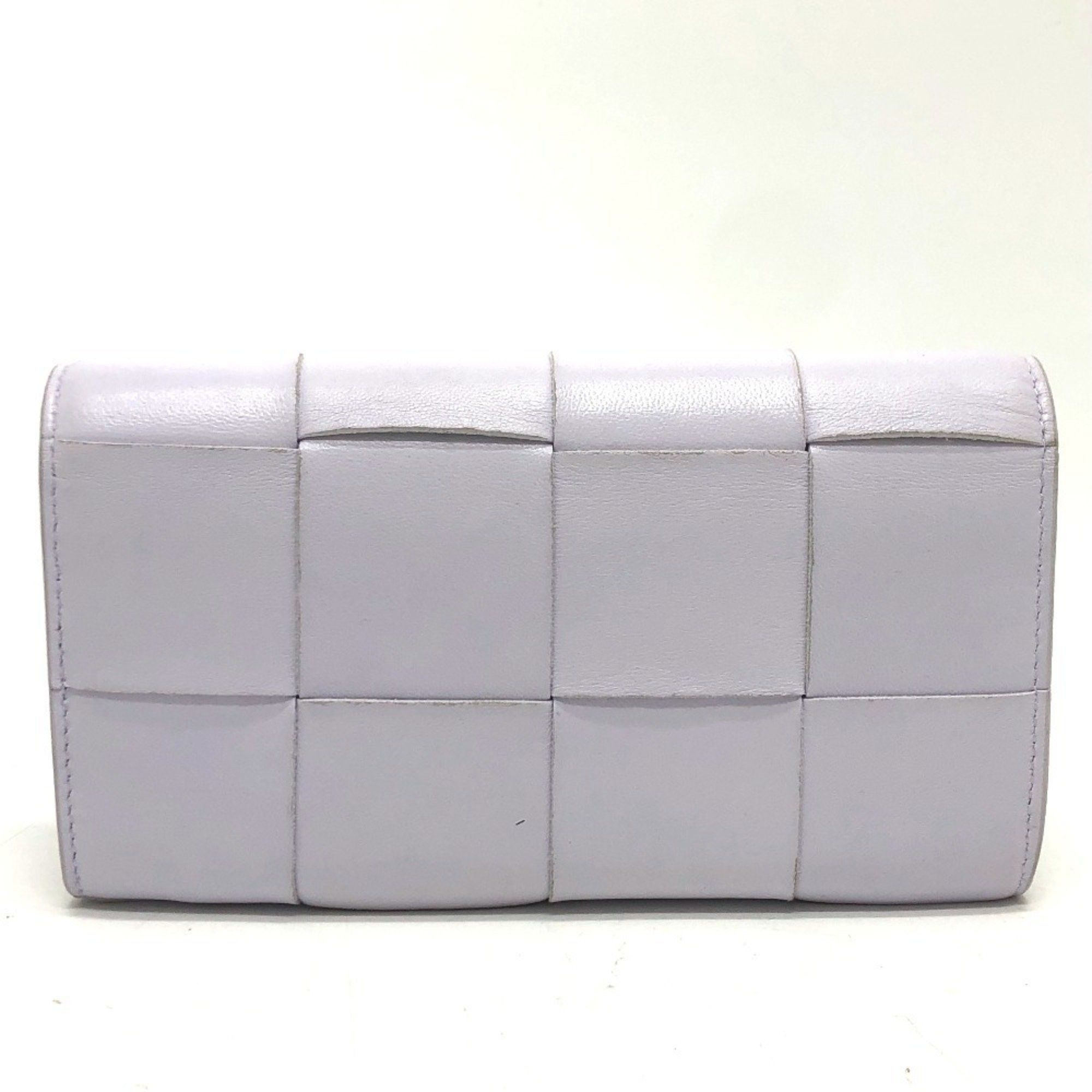 Bottega Veneta BOTTEGA VENETA 667433 Intrecciato Maxi Bi-fold Long Wallet Leather Women's Purple Size ONE SIZE - 2 Thumbnail