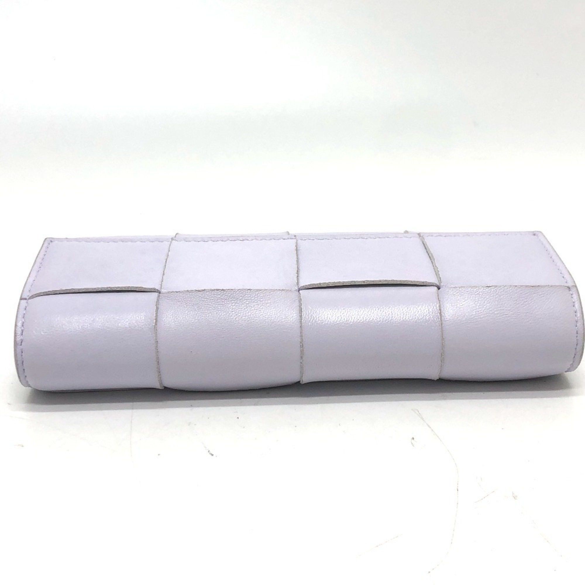 Bottega Veneta BOTTEGA VENETA 667433 Intrecciato Maxi Bi-fold Long Wallet Leather Women's Purple Size ONE SIZE - 3 Thumbnail