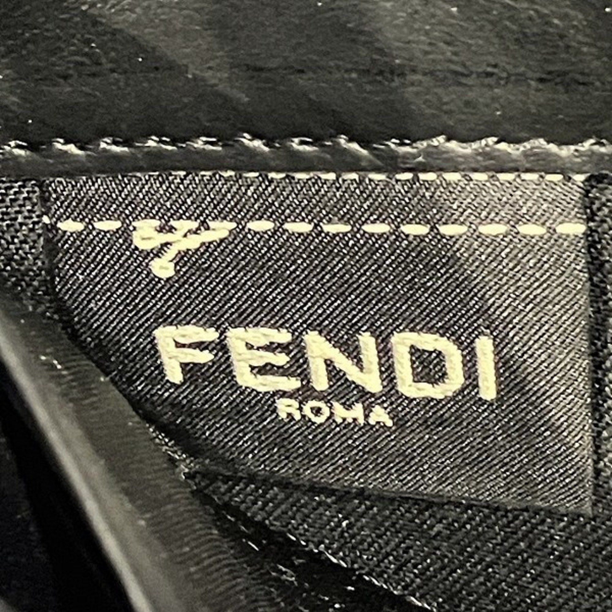 FENDI Monster 7M0210 Round Zip Long Wallet for Men