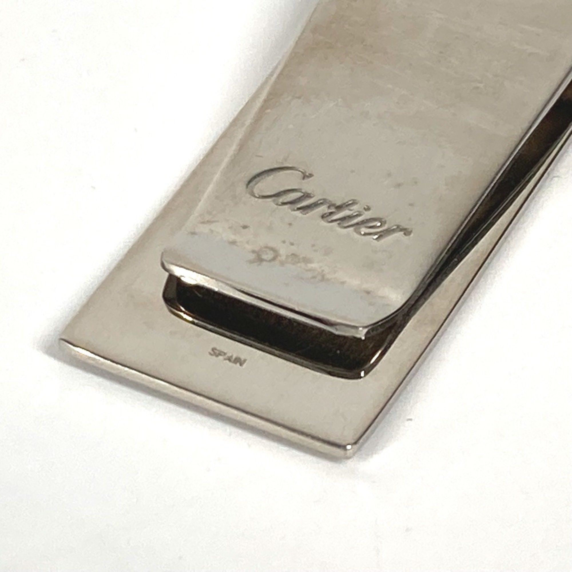 Cartier CARTIER Logo Wallet Money Clip SS Men's Women's Silver Size ONE SIZE - 3 Thumbnail