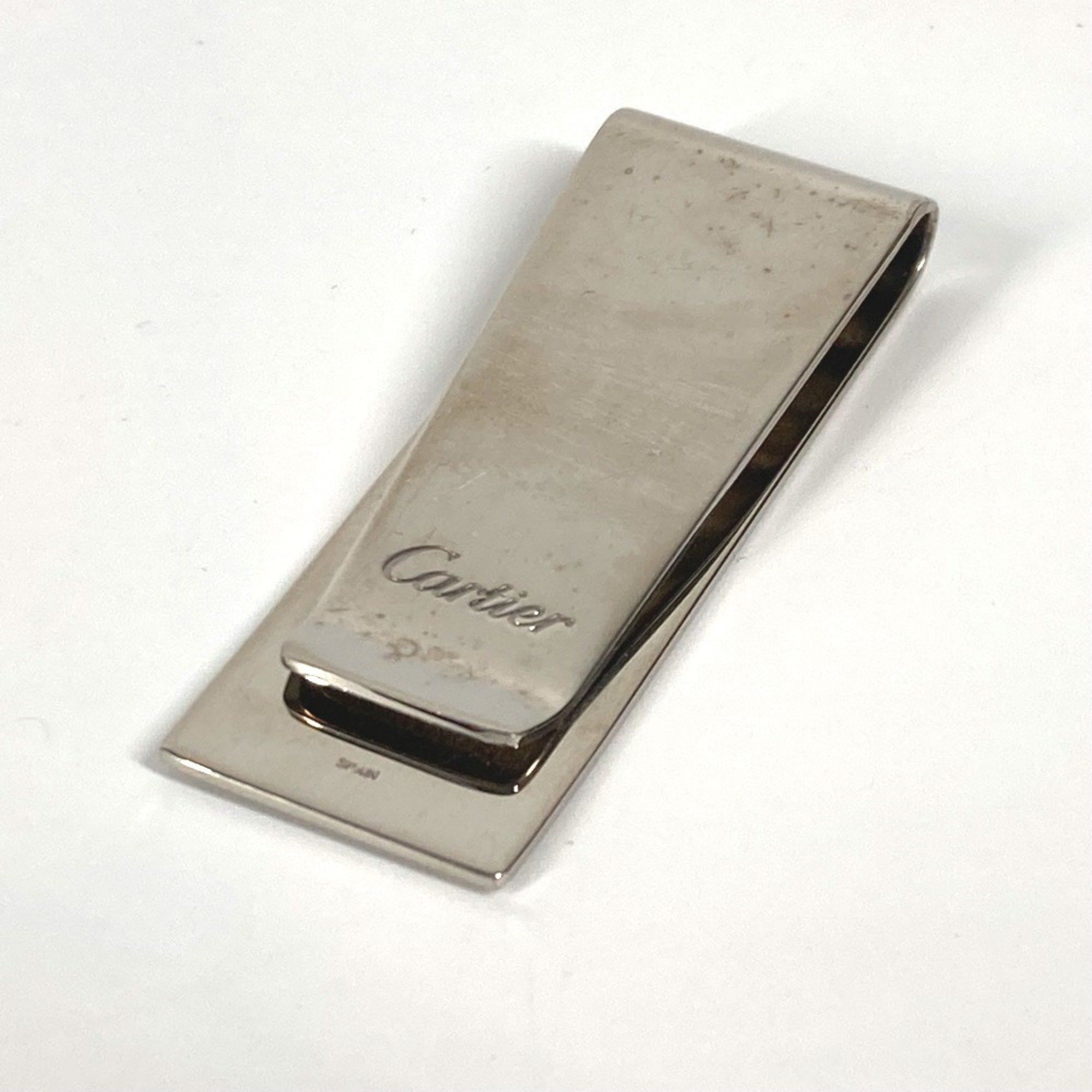 Cartier CARTIER Logo Wallet Money Clip SS Men's Women's Silver Size ONE SIZE - 2 Thumbnail