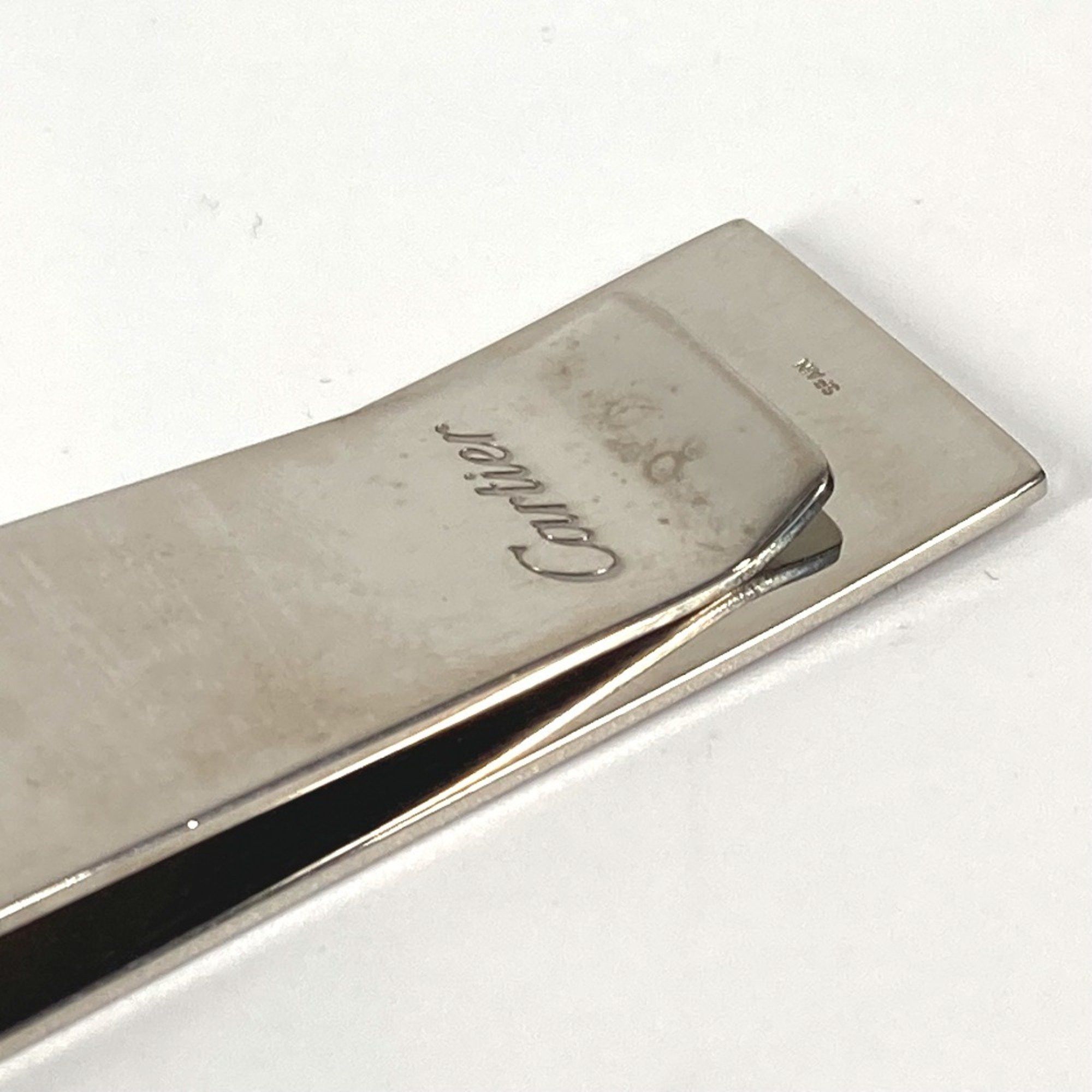 Cartier CARTIER Logo Wallet Money Clip SS Men's Women's Silver Size ONE SIZE - 5 Thumbnail