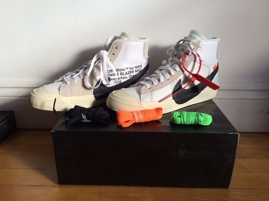 nike off white the ten blazer