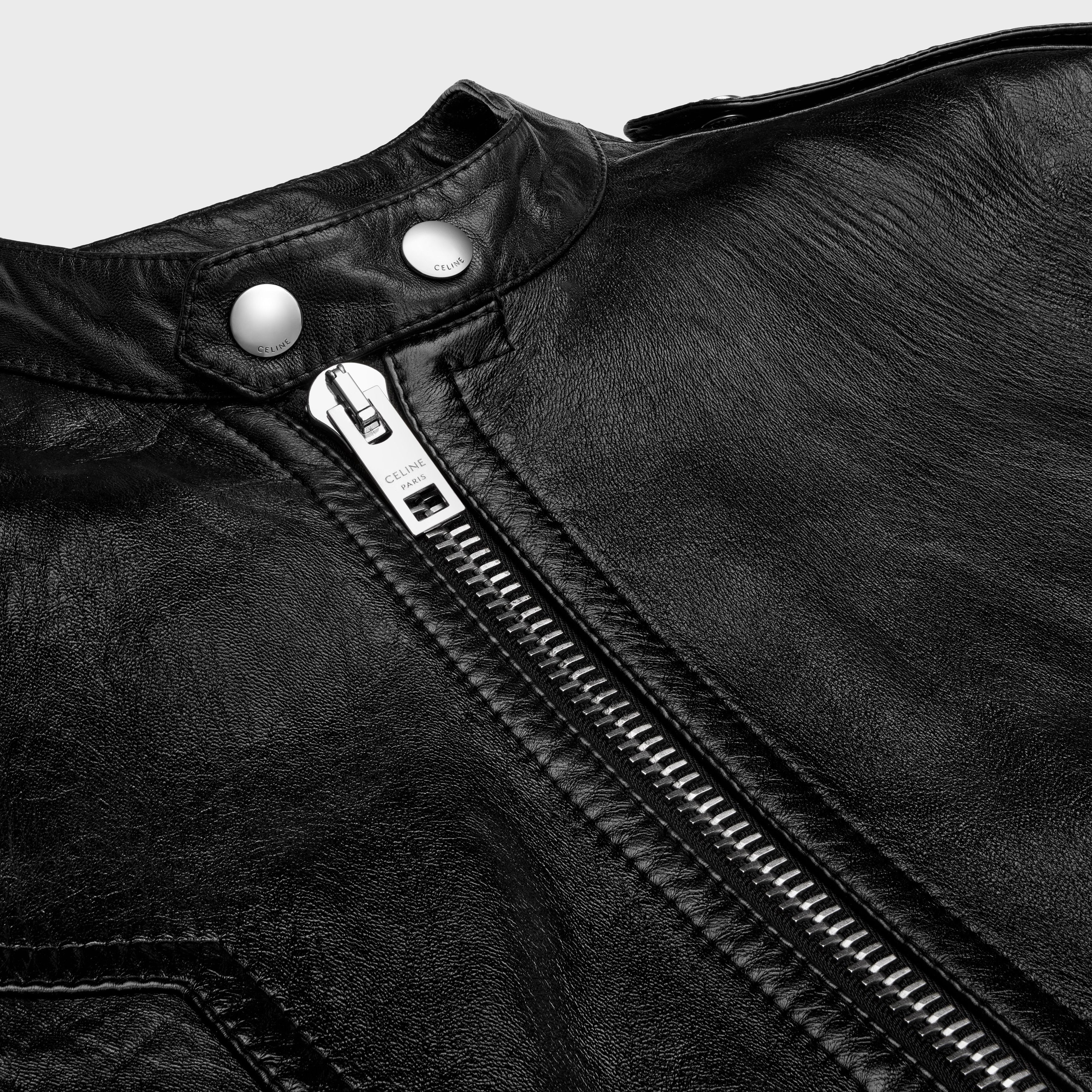 Celine racer blouson jacket in soft lambskin Size US XXL / EU 58 / 5 - 3 Thumbnail