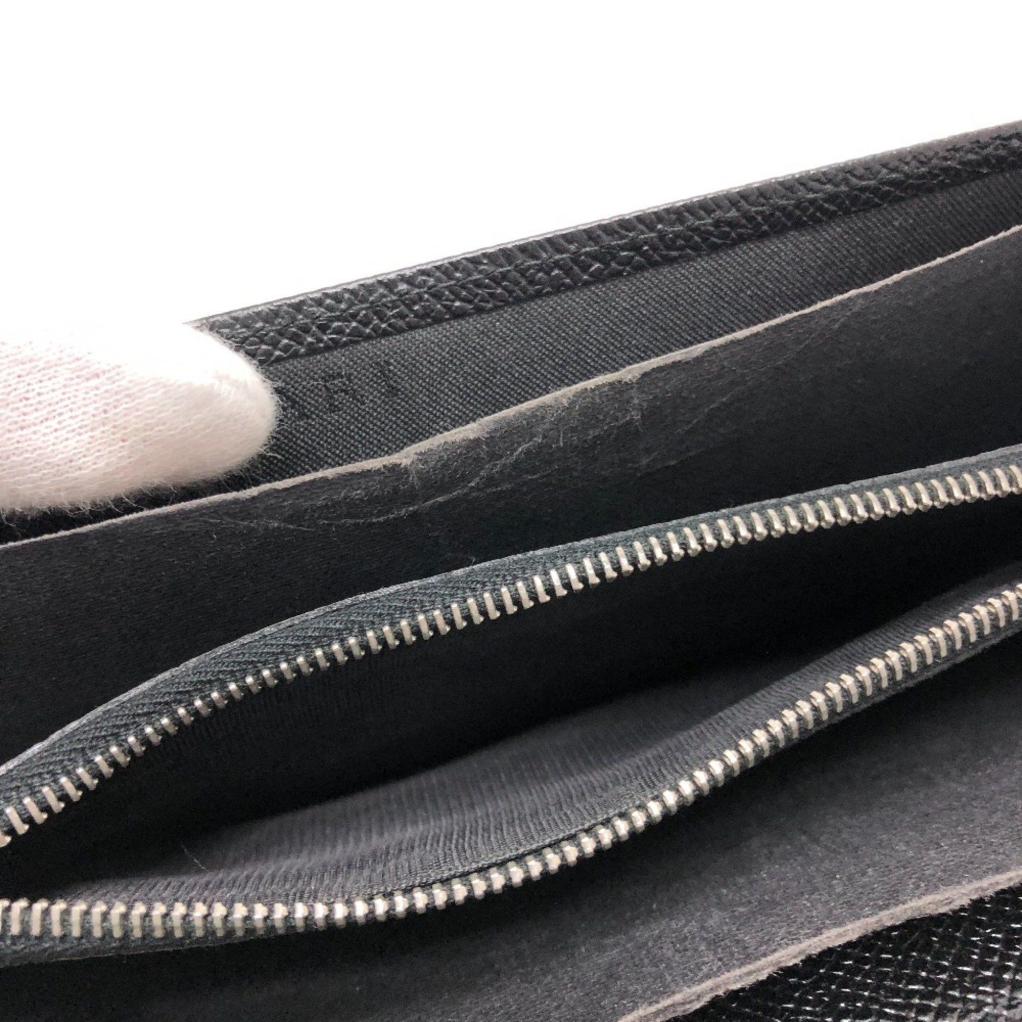 Bvlgari BVLGARI Bulgari Classico Long Wallet Double Hook Bi-fold Leather Men's Black Size ONE SIZE - 9 Thumbnail