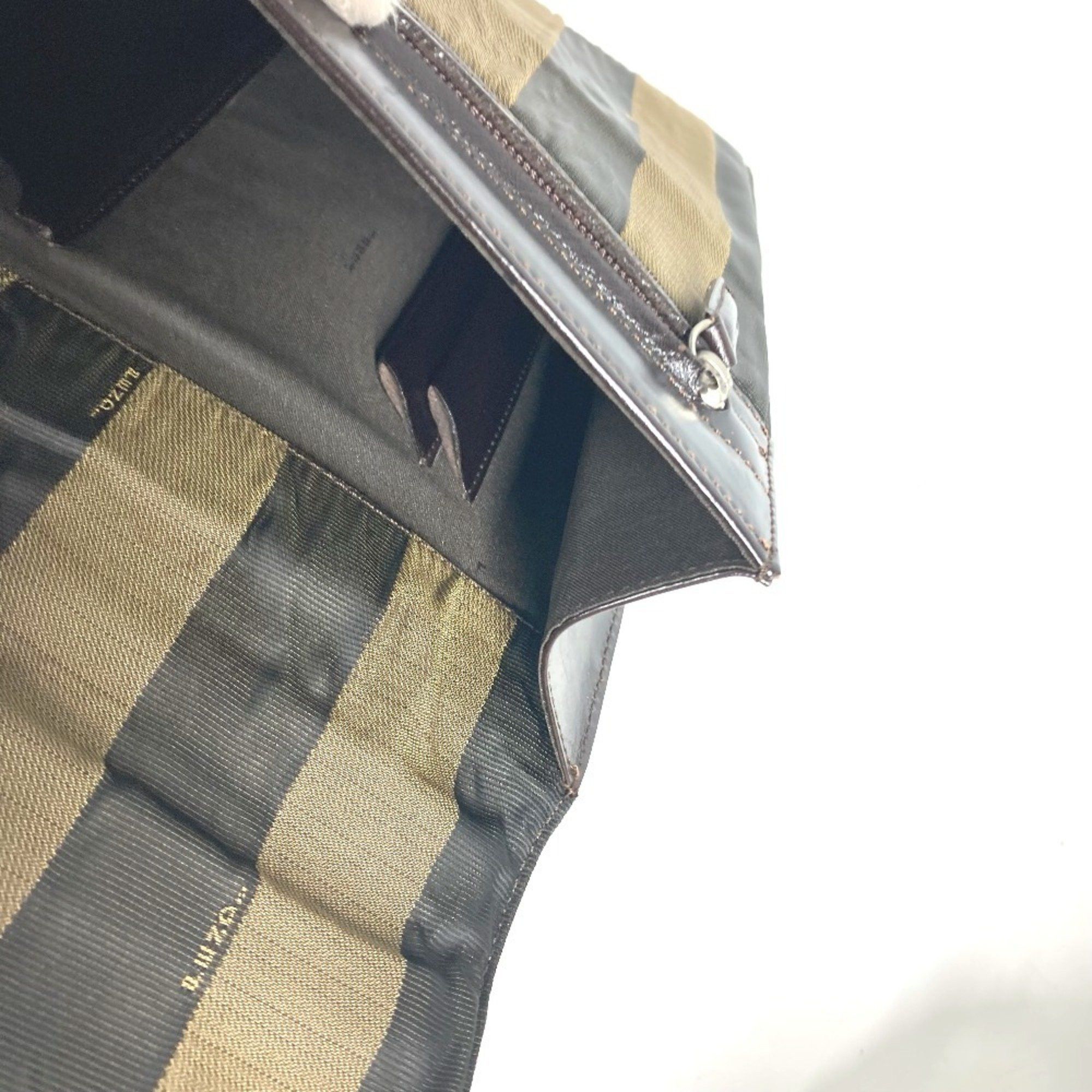 Fendi FENDI Vintage Pecan Document Bag Briefcase Handbag Tote Business Nylon Leather Men's Brown Size ONE SIZE - 12 Thumbnail