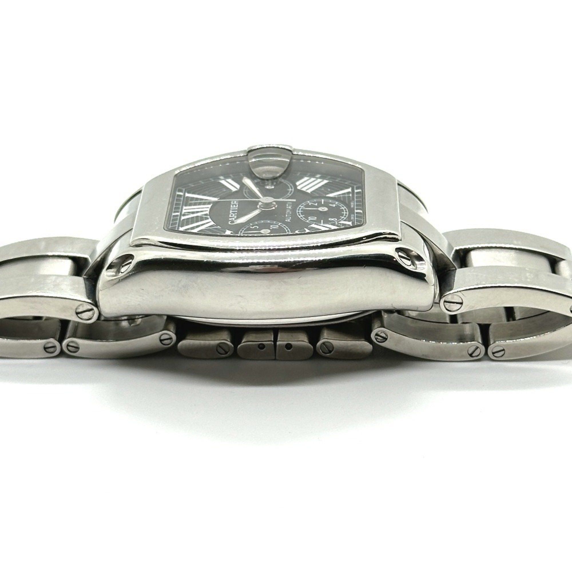 Cartier CARTIER W62020X6 Roadster Chronograph XL Automatic Watch Stainless Steel Men's Silver Size ONE SIZE - 10 Thumbnail