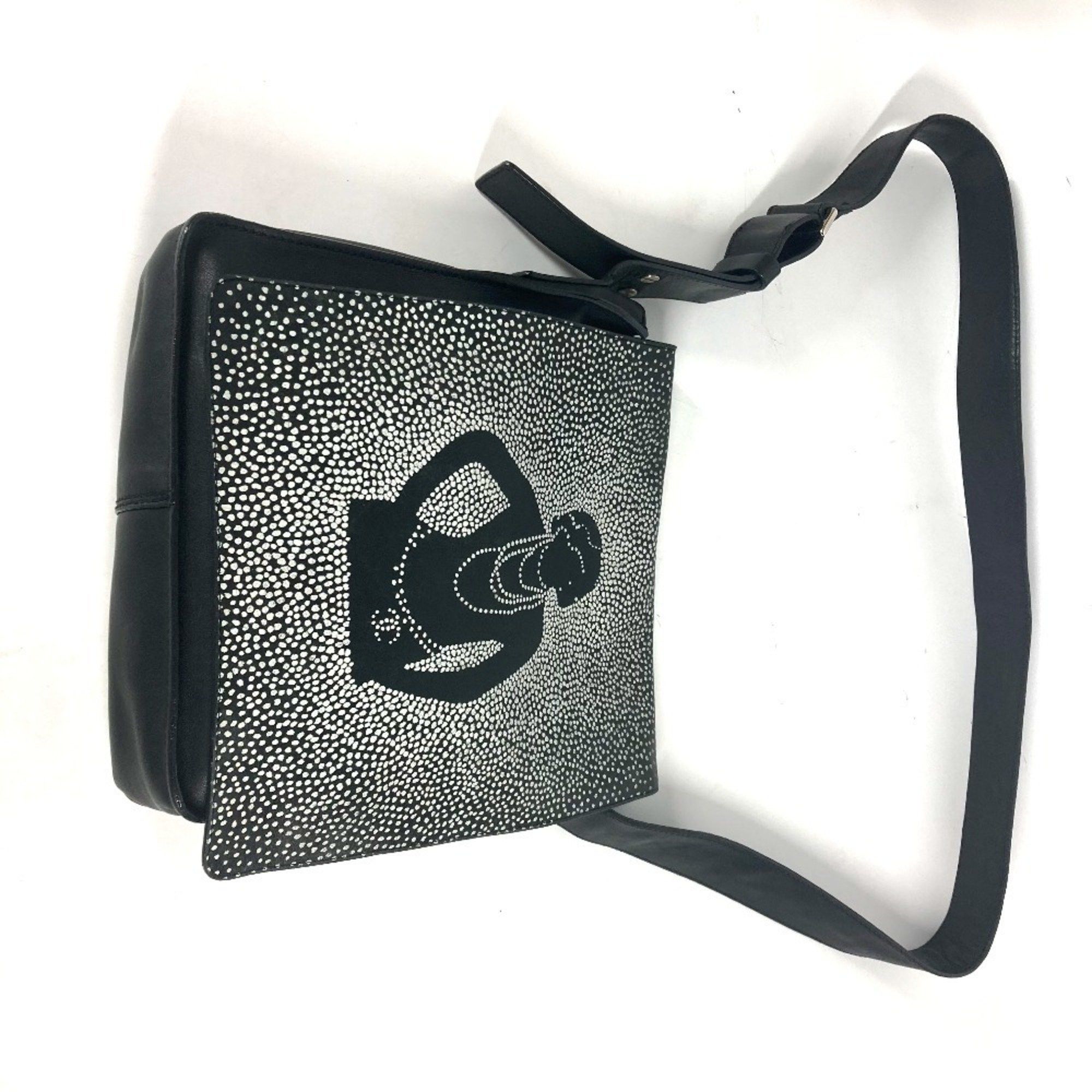 Chanel Chanel bag, crossbody, CC, Coco mark, design, flap, shoulder leather, men's, black Size ONE SIZE - 6 Thumbnail
