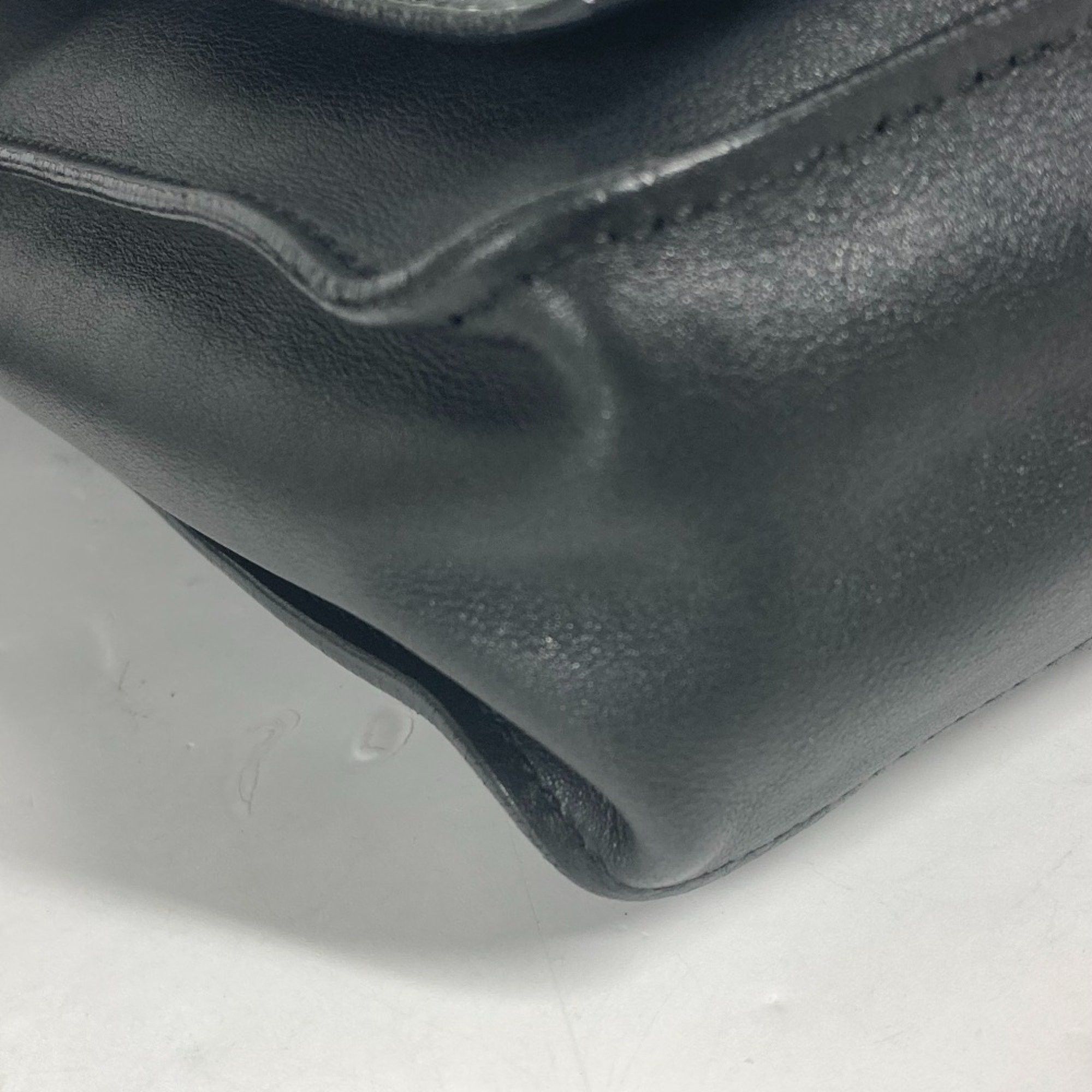 Chanel Chanel bag, crossbody, CC, Coco mark, design, flap, shoulder leather, men's, black Size ONE SIZE - 11 Thumbnail