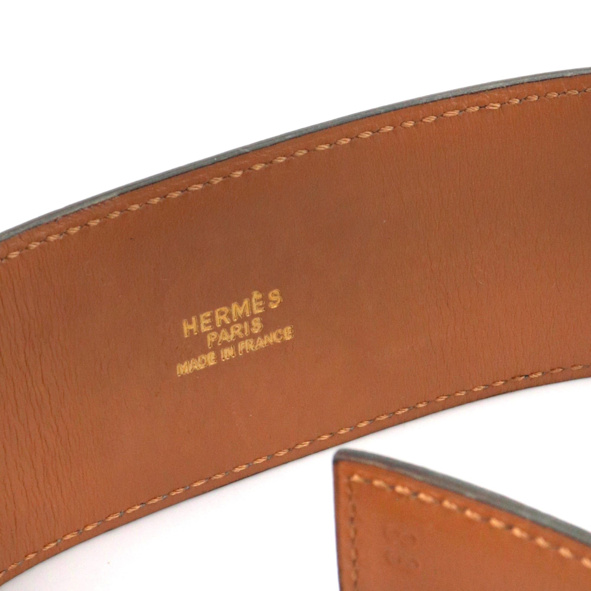 Hermes HERMÈS - Hermès Collier de Chien Belt in black leather (T70) Size ONE SIZE - 6 Thumbnail