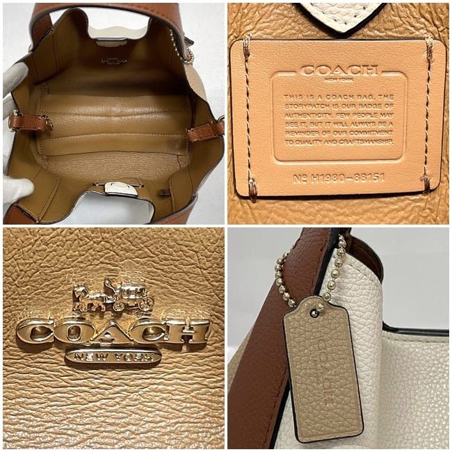 Coach COACH Shoulder Bag Neutrals Leather Size ONE SIZE - 3 Thumbnail