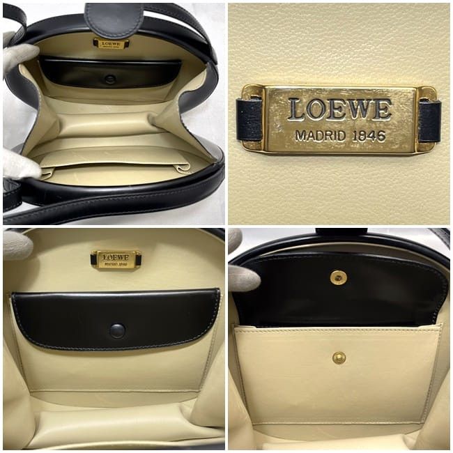Loewe LOEWE Handbag Black Leather Size ONE SIZE - 3 Thumbnail