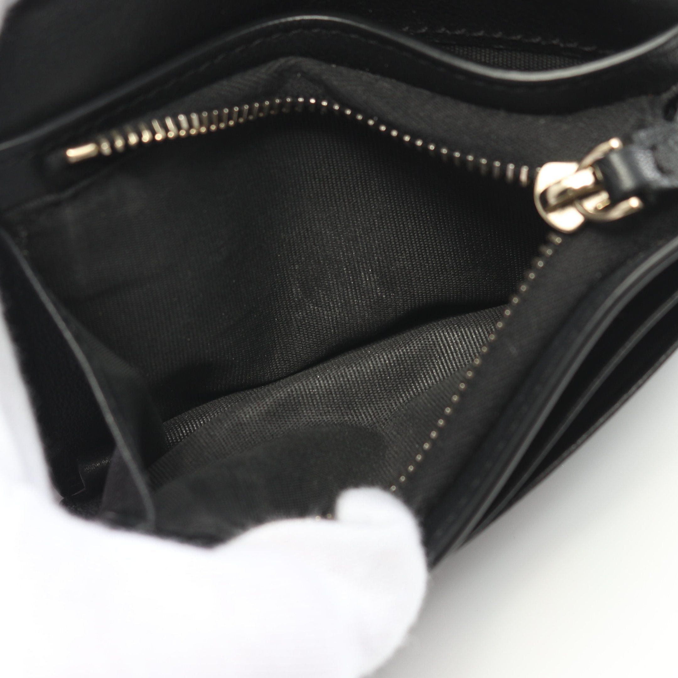 Valentino Valentino Rockstud Bi-Fold Wallet Leather Black Size ONE SIZE - 5 Thumbnail