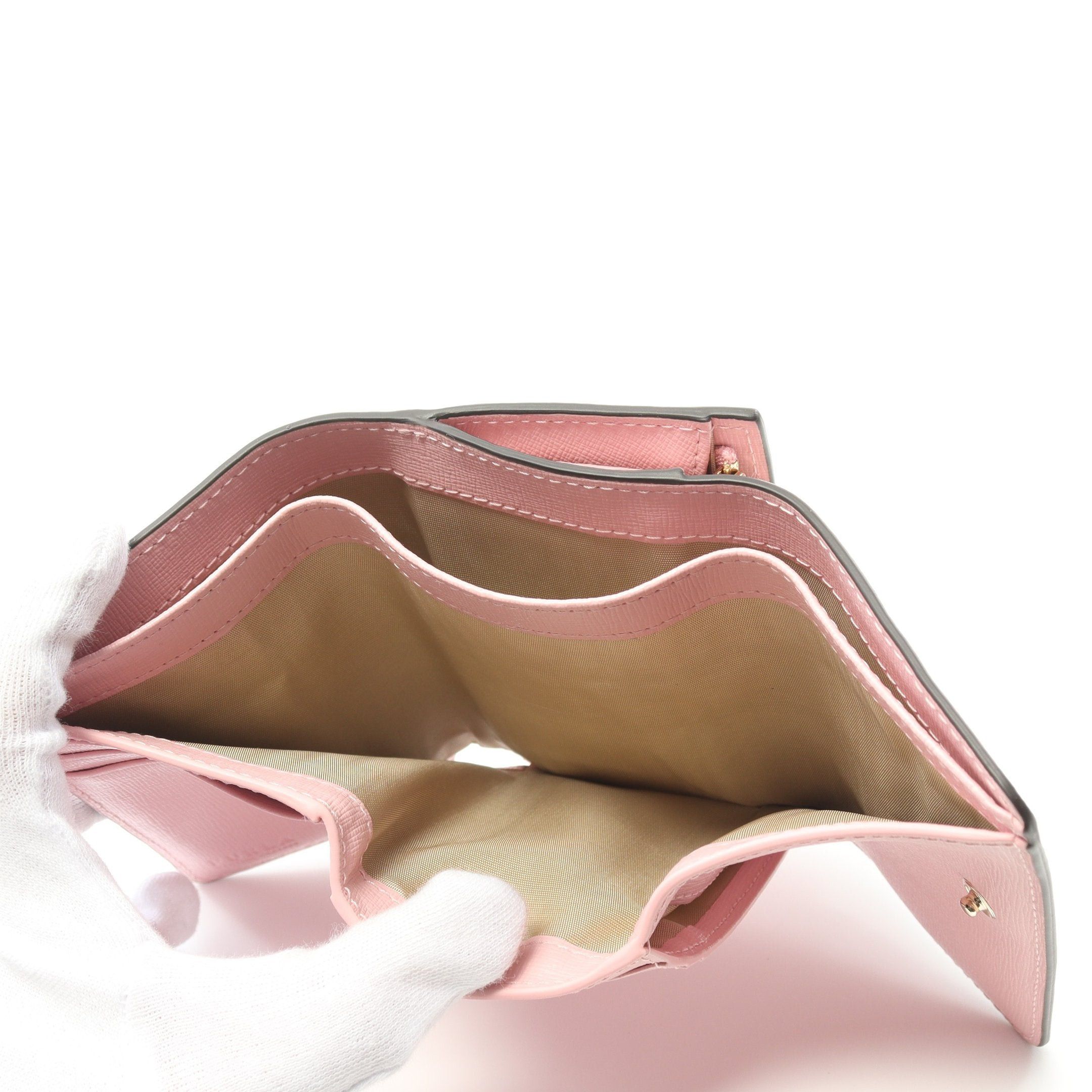 Furla Furla Babylon S Bi-Fold Wallet Leather Pink Size ONE SIZE - 6 Thumbnail