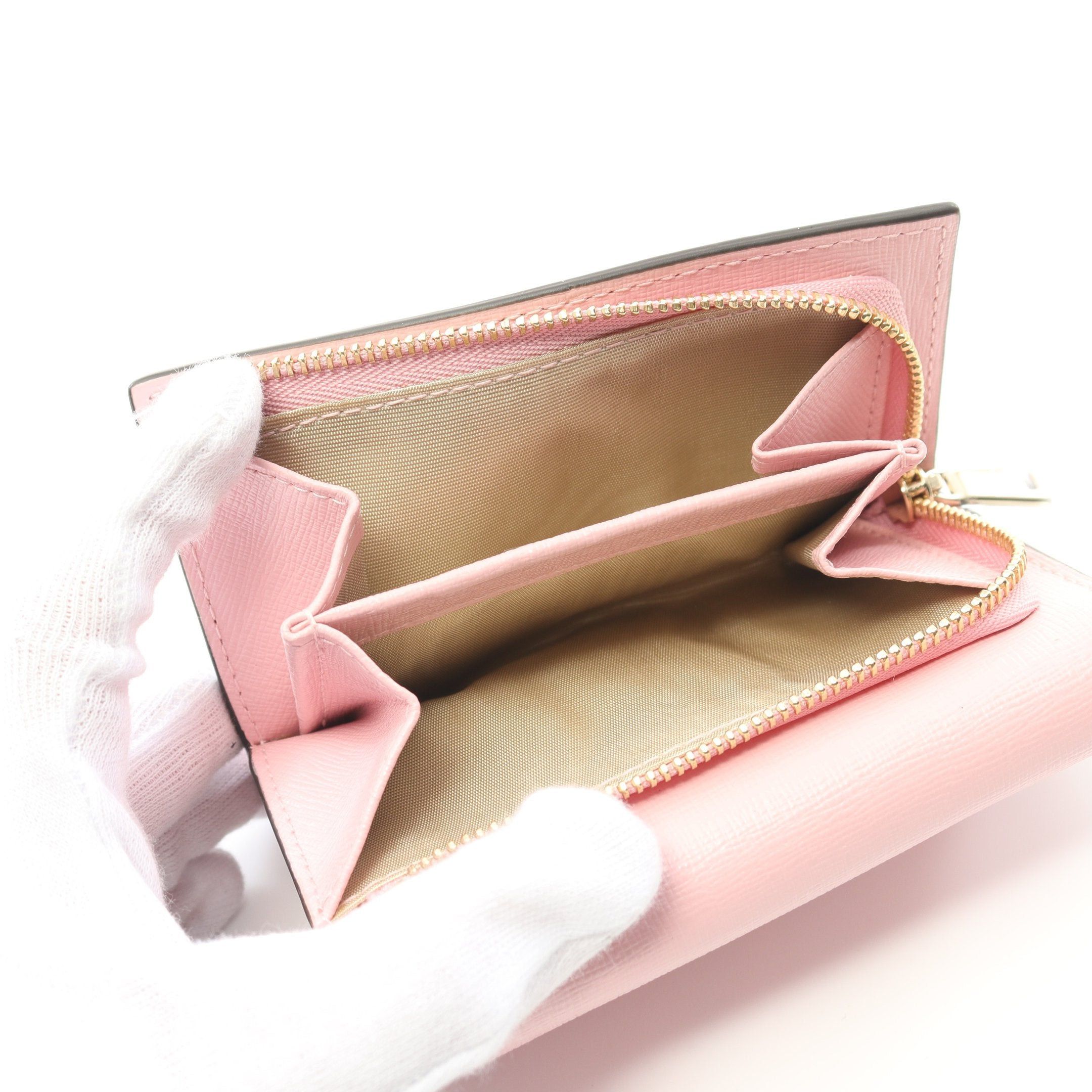 Furla Furla Babylon S Bi-Fold Wallet Leather Pink Size ONE SIZE - 5 Thumbnail