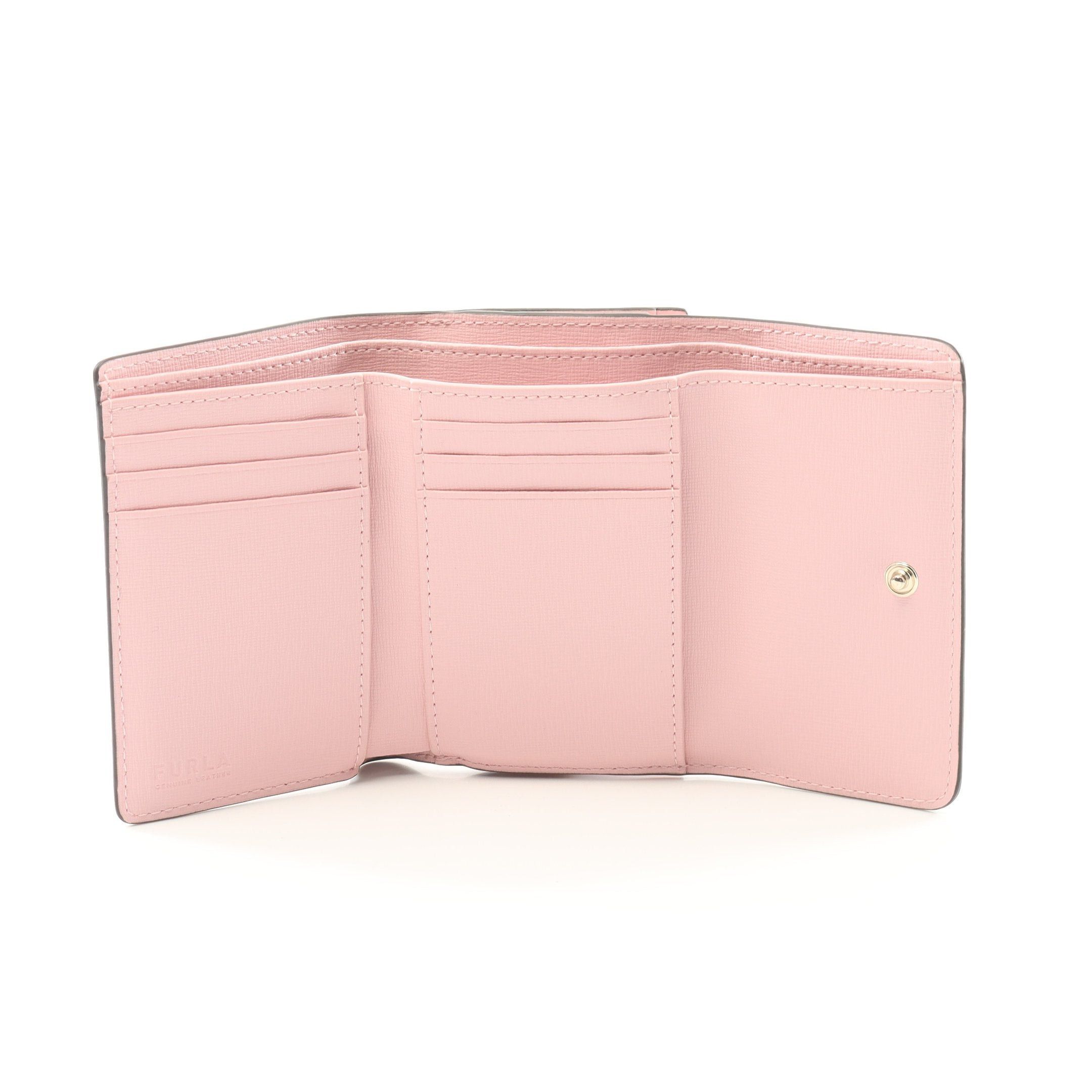 Furla Furla Babylon S Bi-Fold Wallet Leather Pink Size ONE SIZE - 3 Thumbnail