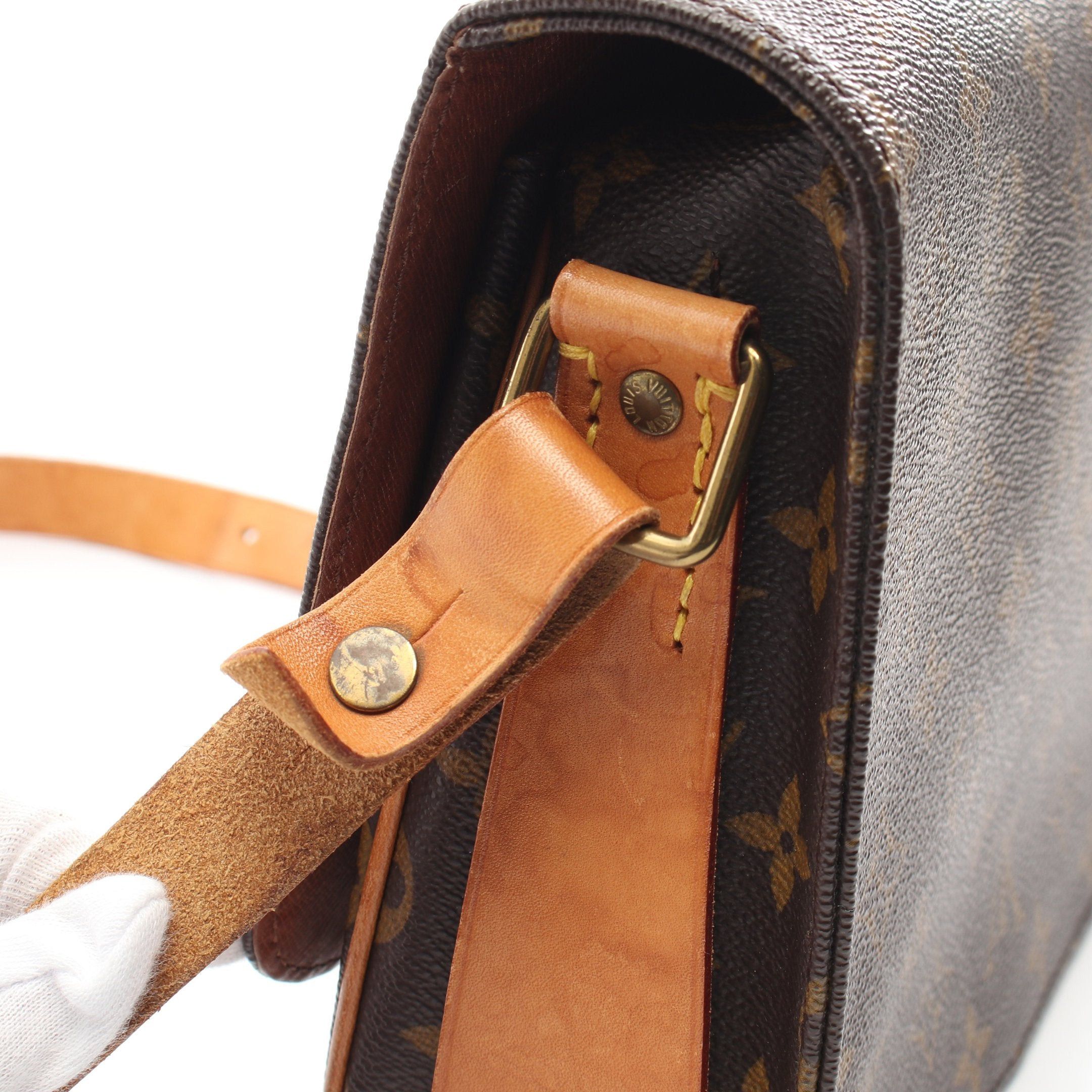 Louis Vuitton Louis Vuitton Cartesier Mm Monogram Shoulder Bag Leather Brown Size ONE SIZE - 9 Thumbnail